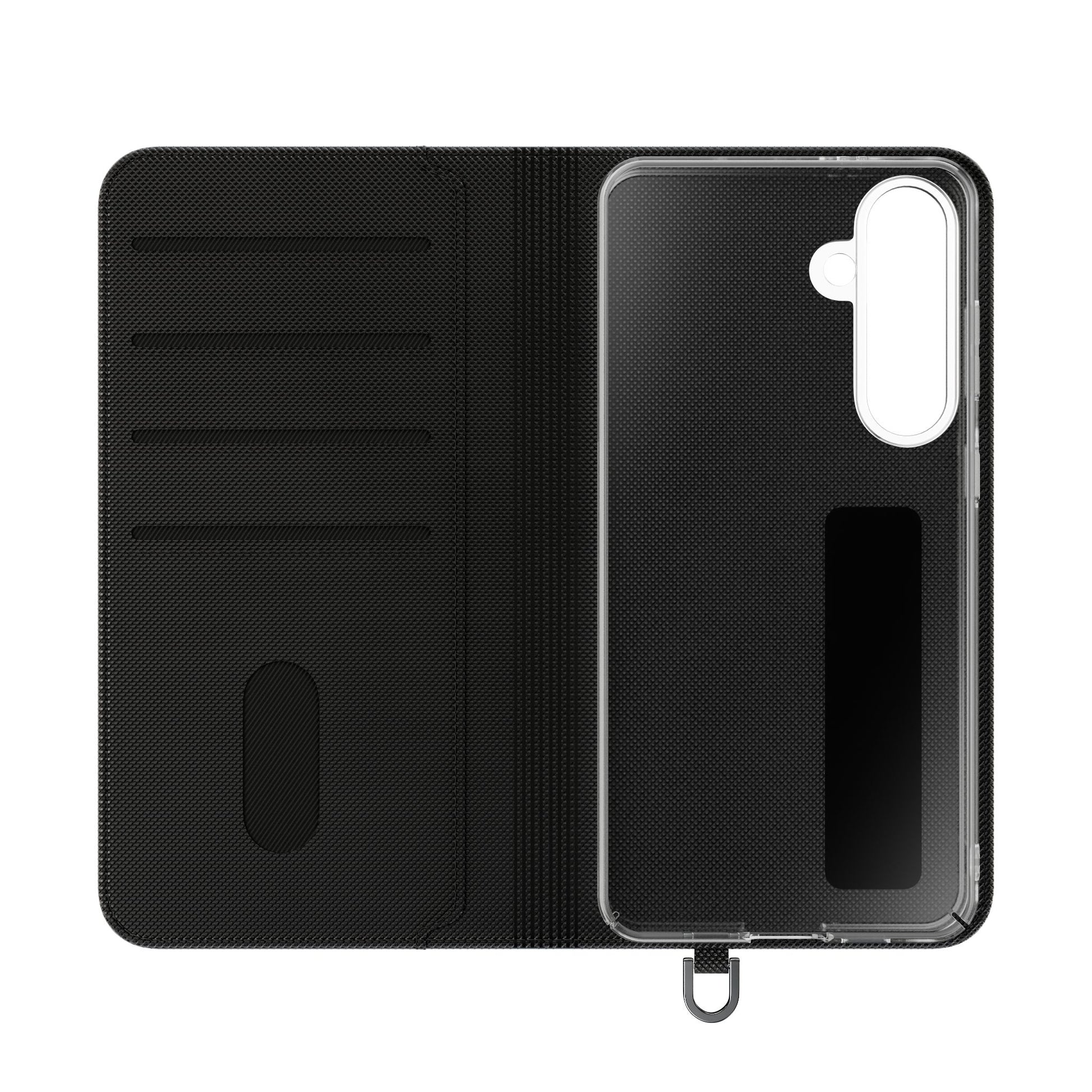 Blossom Sketch - Minimalist Floral Flip Phone Case for Samsung Galaxy S24 Plus
