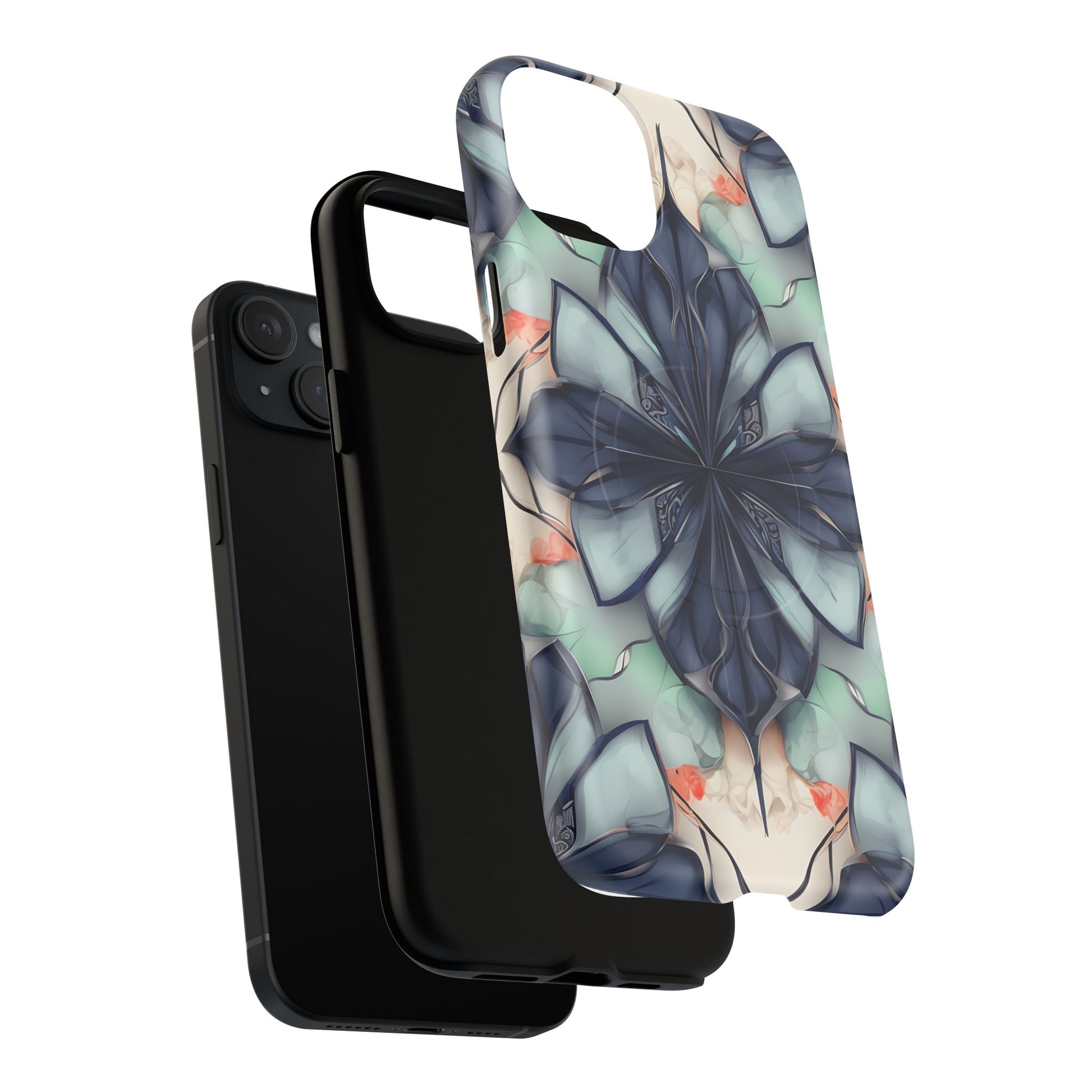 Midnight Mosaic MagSafe iPhone 15 Plus Case - Designer Shockproof Cover