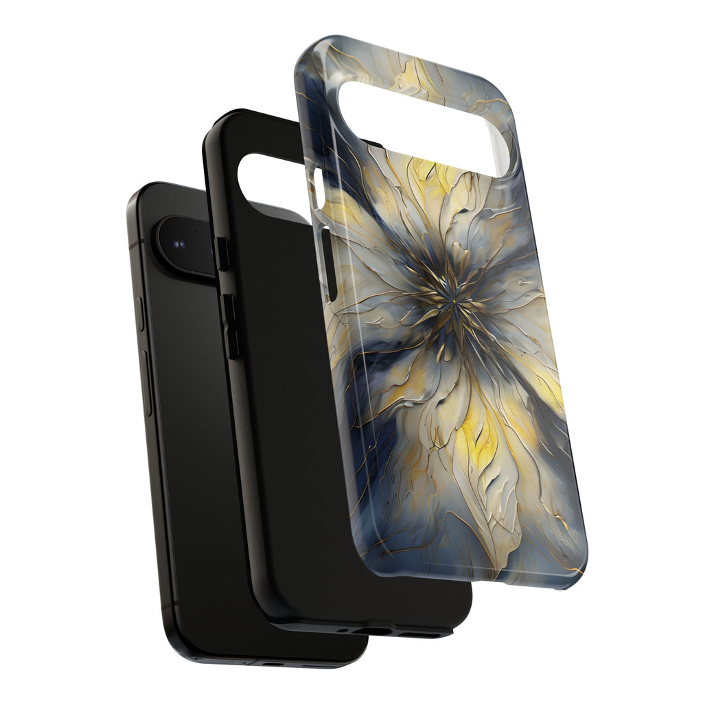 Luminous Petal Tough Case for Google Pixel 9 Pro XL - Premium Artistic Shockproof Cover, Elegant Protective Phone Case