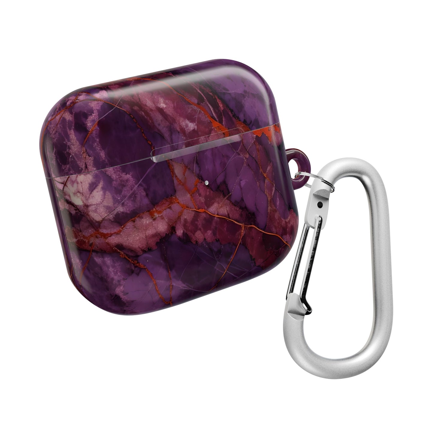 Amethyst Current AirPod Case - Purple and Red Earbud Cover for Gen 1, 2, 3, Pro Gen 1 & 2