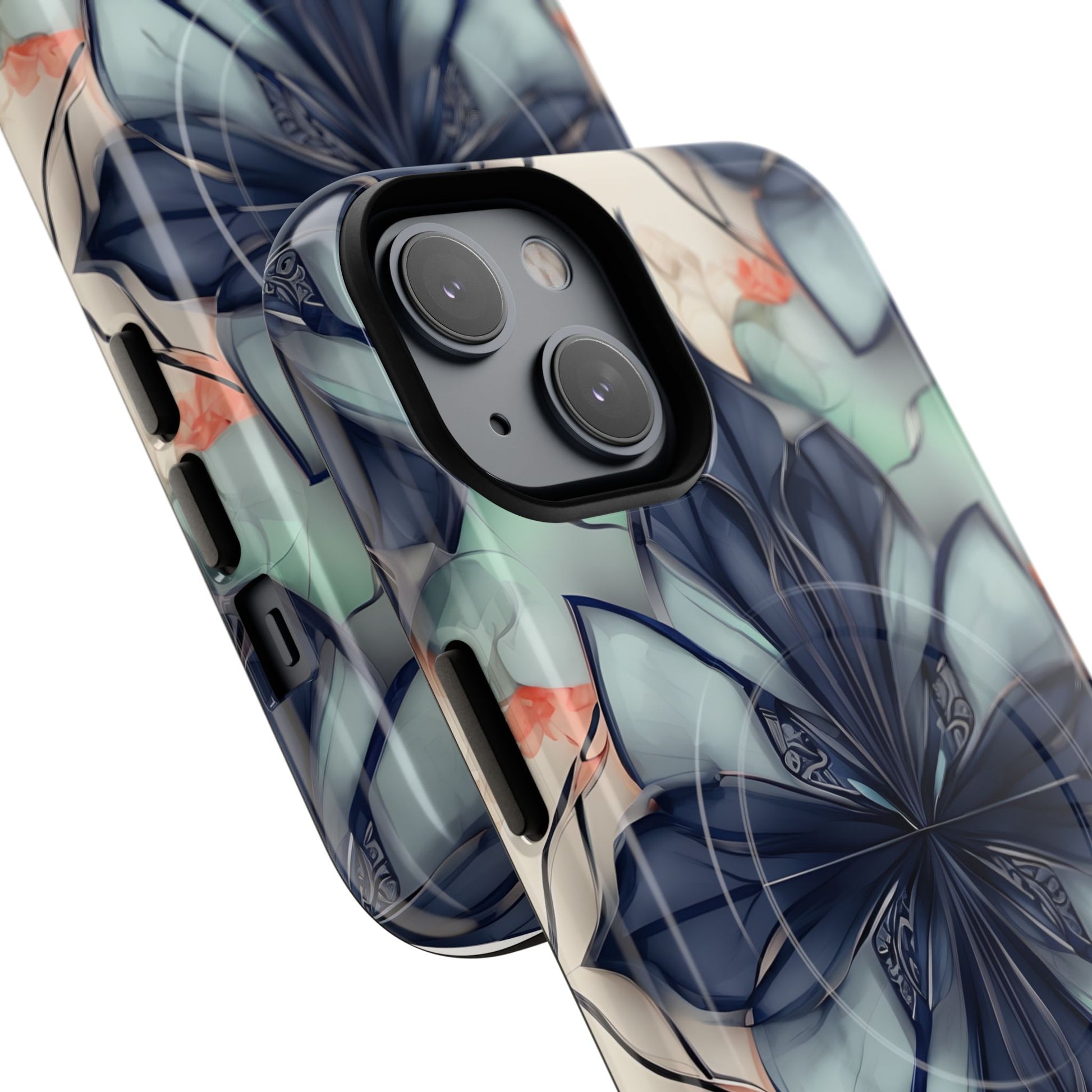 Midnight Mosaic MagSafe iPhone 14 Case - Designer Shockproof Cover