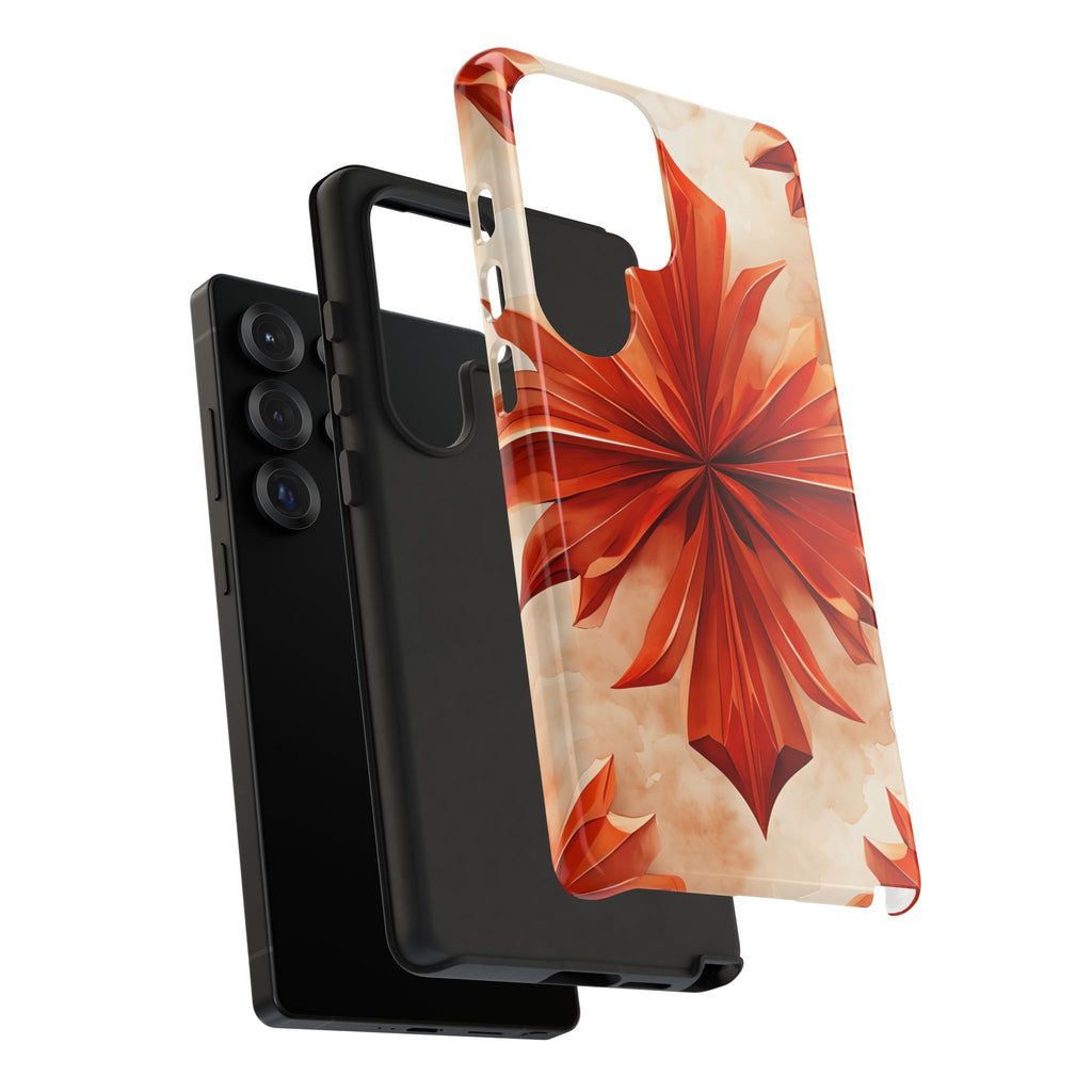 Sunset Fleur Samsung Galaxy S25 Ultra - Kaleidoscope Collection of MagSafe Compatible - Vibrant Sunset Flower Design
