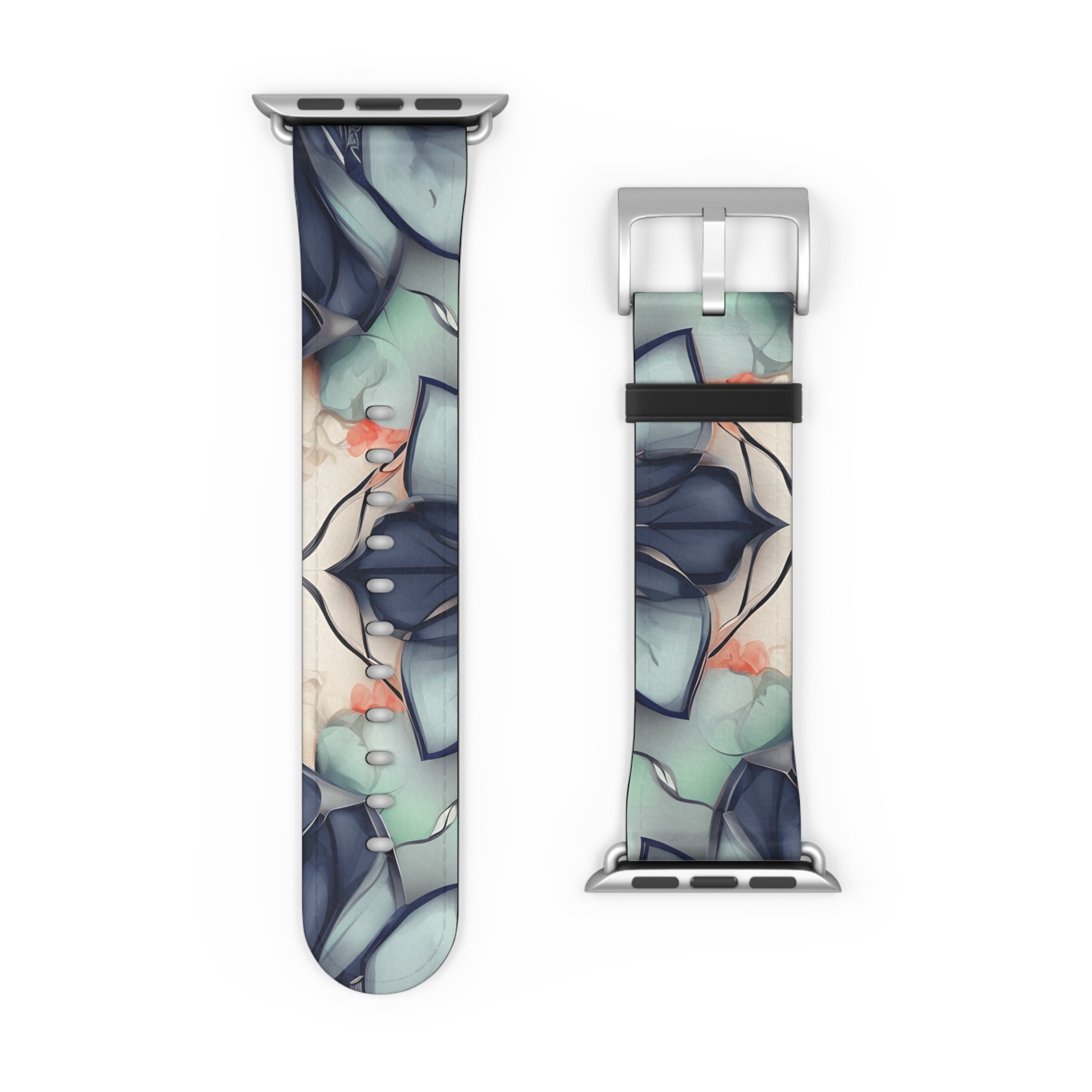 Midnight Mosaic Designer Apple Watch Band - Premium Custom Strap for Series 1-9, SE & Ultra - Artistic Vegan Leather