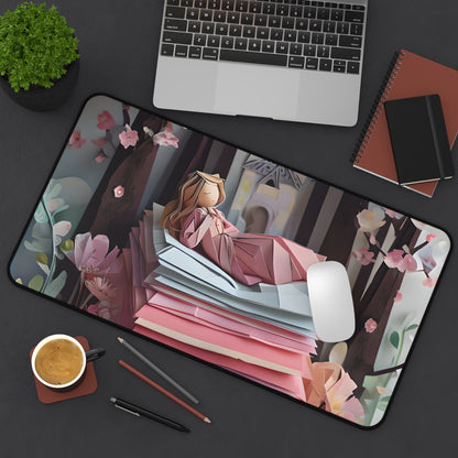 A Good Night's Sleep Desk Mat - Premium Office Desk Pad, 3 Sizes Available, Artistic Workspace Protection