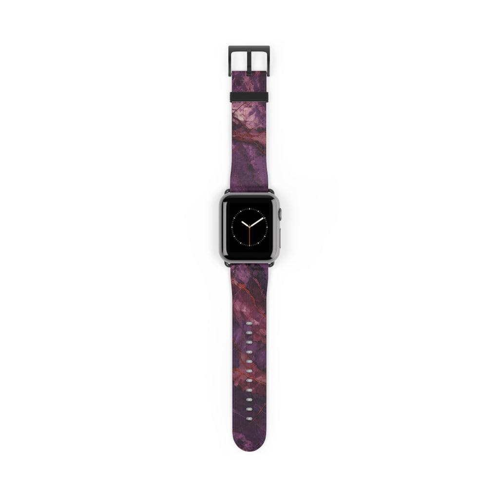 Amethyst Current Apple Watch Band Strap - Purple Marble design