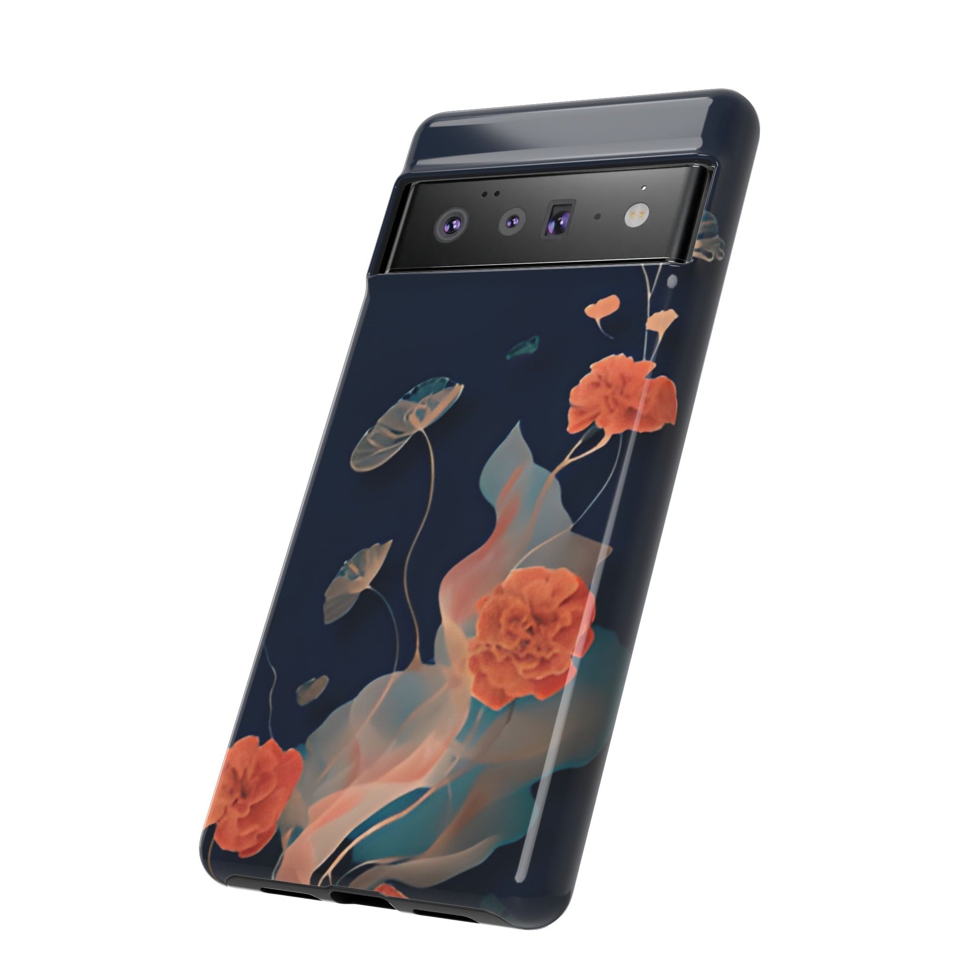 Lotus Reverie - Elegant Artistic Floral Google Pixel 6 Pro Tough Phone Case - Painterly Lotus Blossom Design