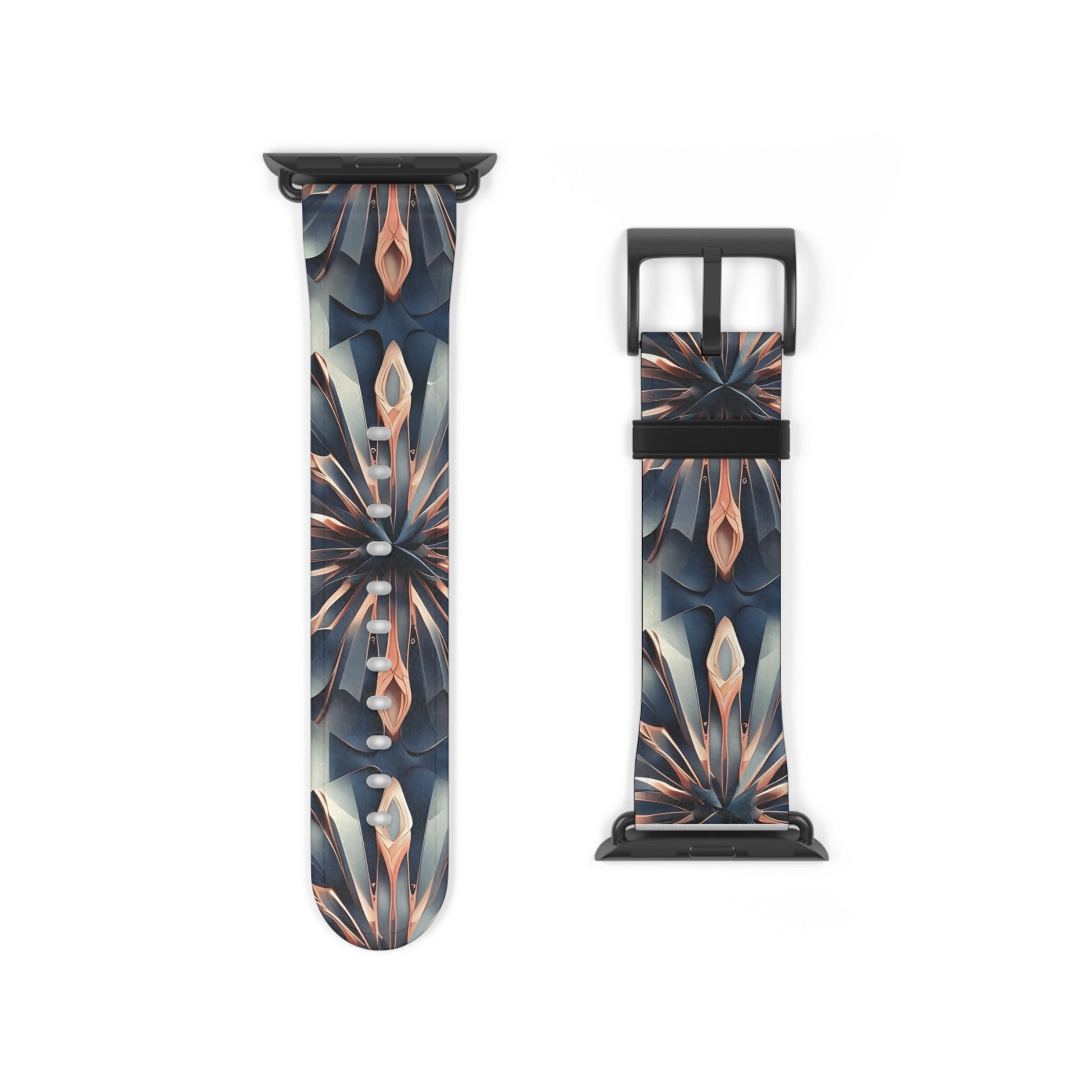 Obsidian Kaleidoscope Apple Watch Band Strap - Timeless Design for your Timepiece