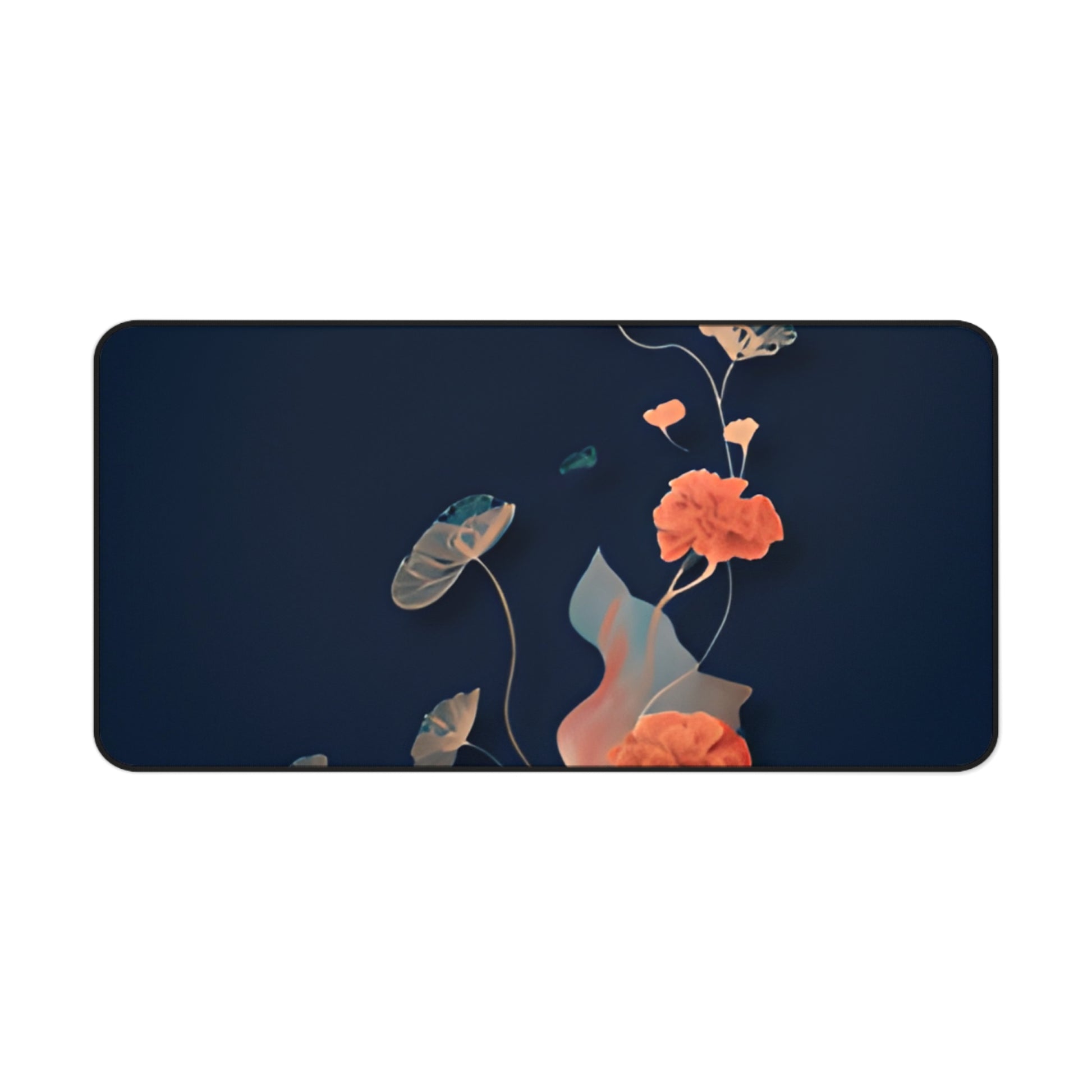 Lotus Reverie Desk Mat - Premium Office Desk Pad, 3 Sizes Available, Artistic Workspace Protection