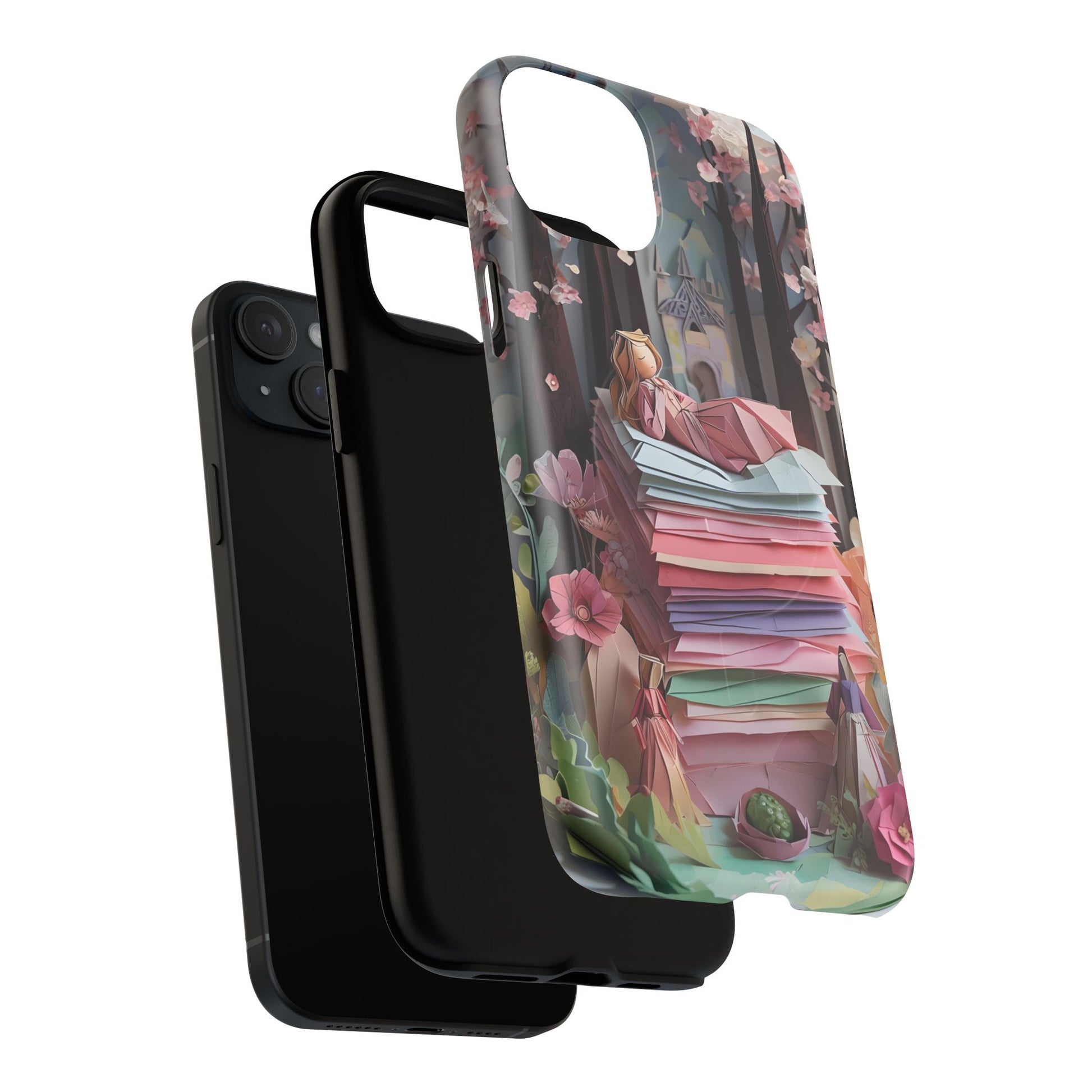 A Good Night's Sleep - iPhone 15 Plus MagSafe Phone Case - Whimsical Fantasy Floral Design