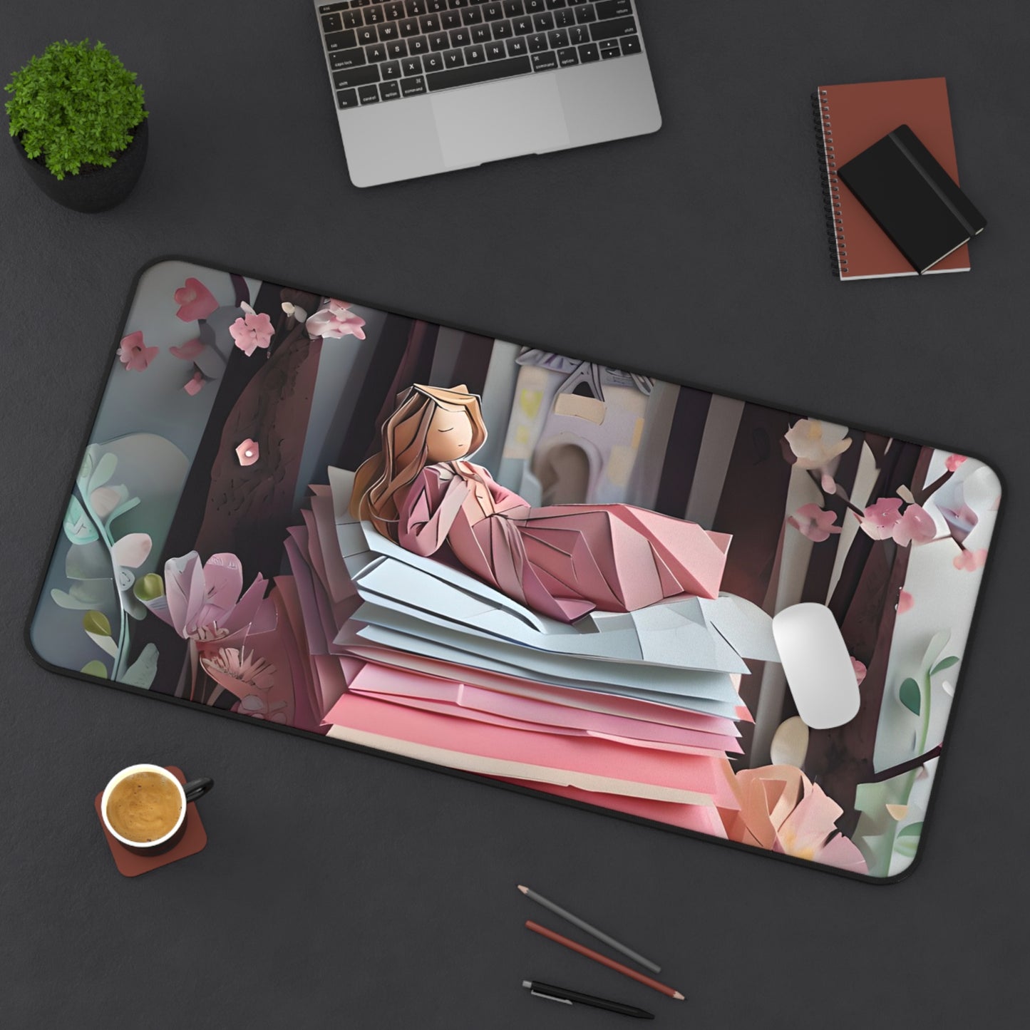 A Good Night's Sleep Desk Mat - Premium Office Desk Pad, 3 Sizes Available, Artistic Workspace Protection