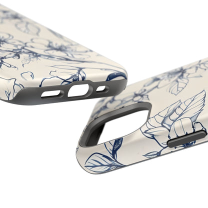 Blossom Sketch iPhone MagSafe Case