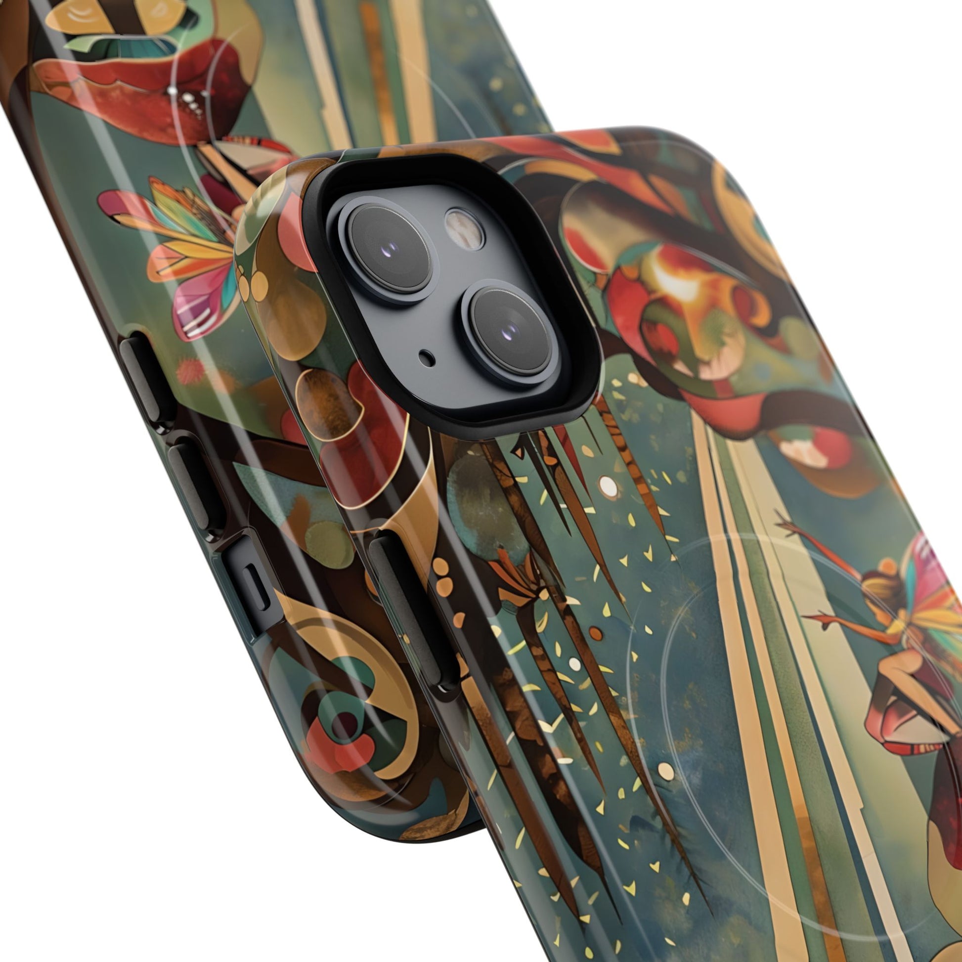 Enchanted Orchard iPhone 14 Plus - Artistic Fairy Tale cover - MagSafe Compatible - Premium Drop Protection