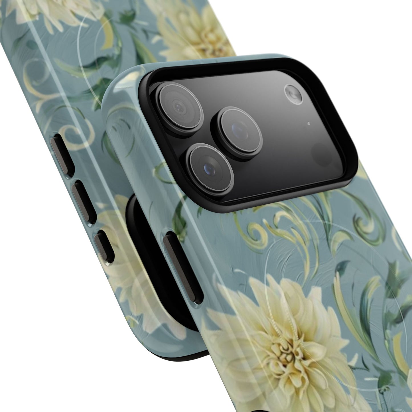 Golden Dahlia Trio iPhone MagSafe Case