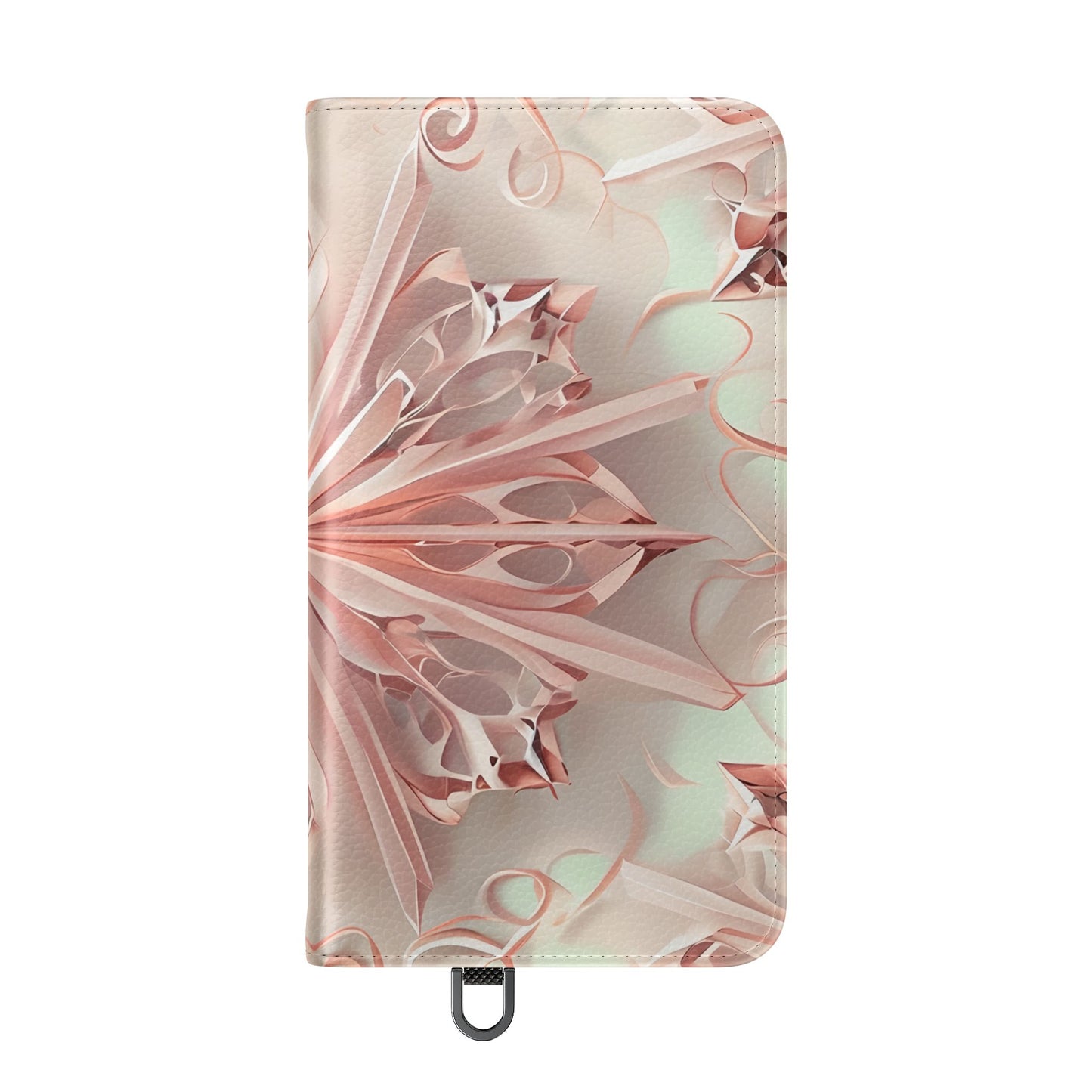 Blush Frost - Abstract Wallet Phone Case for Samsung Galaxy