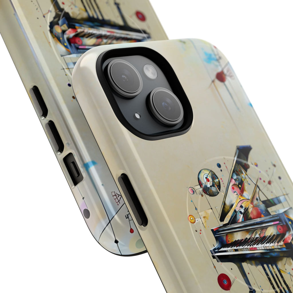Keys of Imagination Artistic Grand Piano iPhone 15 MagSafe Case