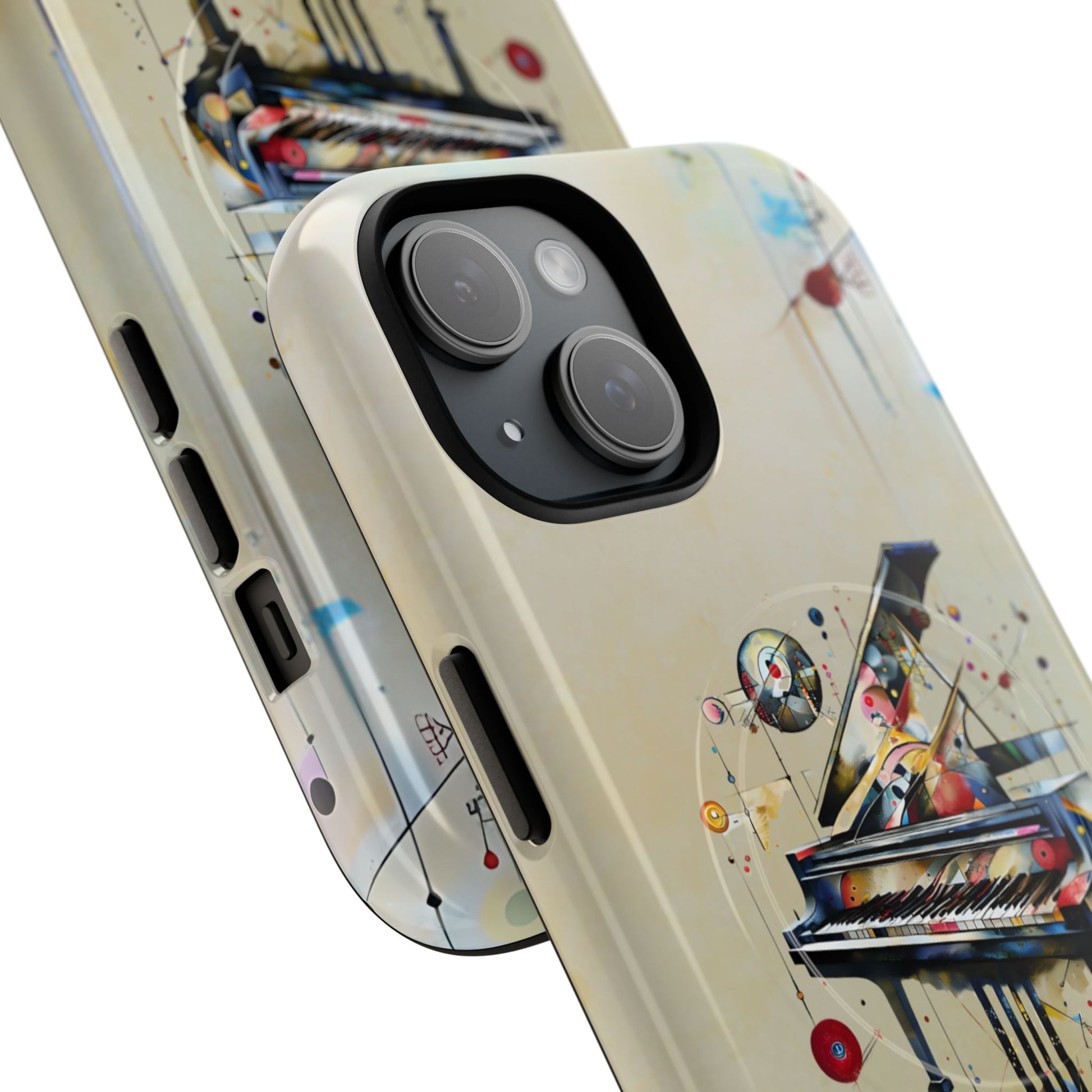 Keys of Imagination Artistic Grand Piano iPhone 15 MagSafe Case
