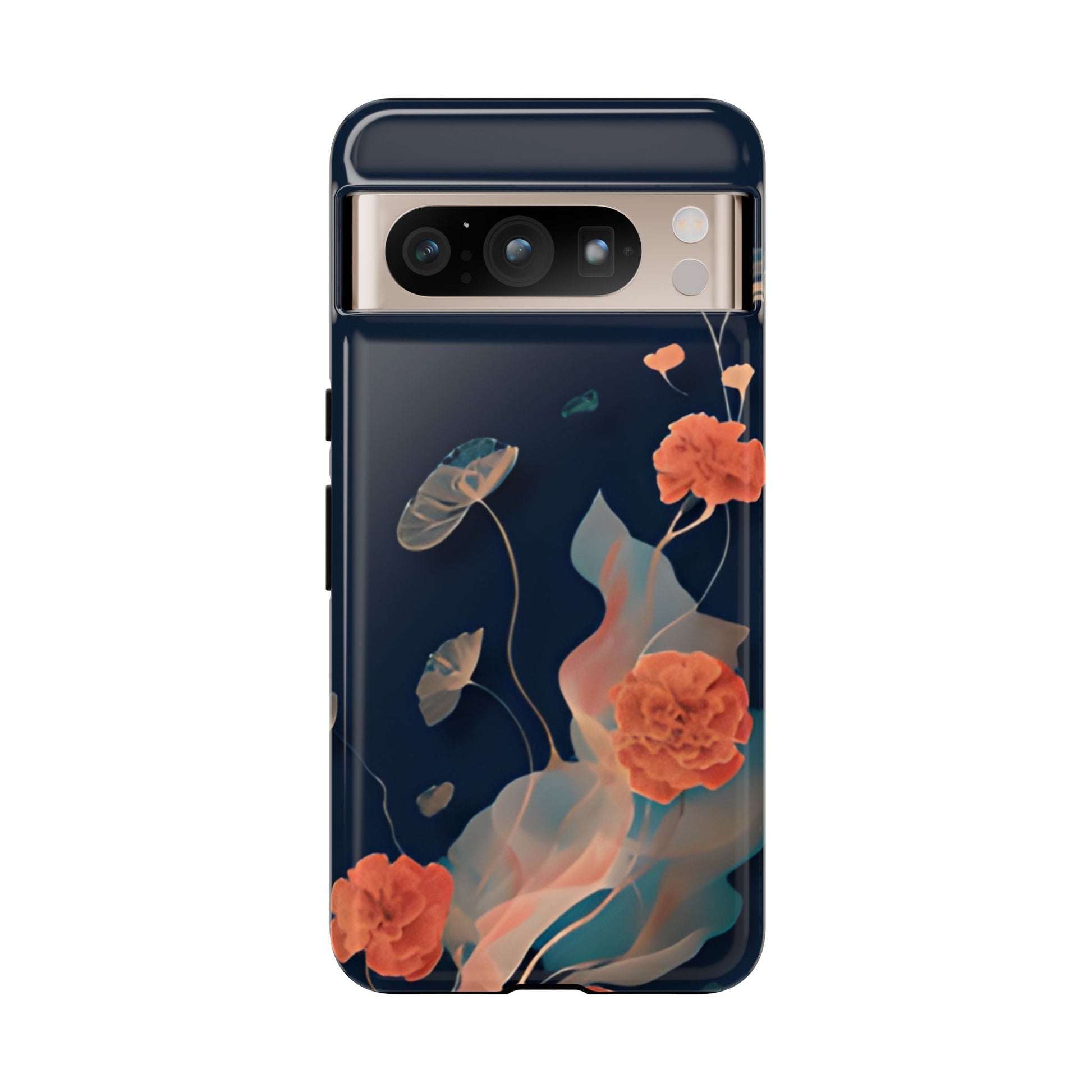 Lotus Reverie - Elegant Artistic Floral Google Pixel 8 Pro Tough Phone Case - Painterly Lotus Blossom Design