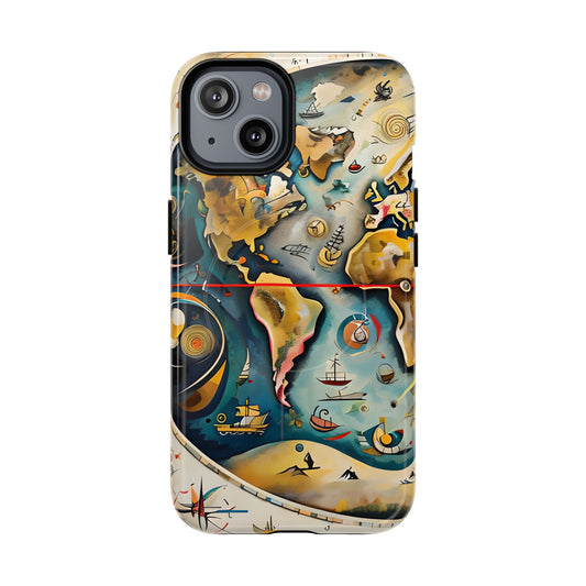 Celestial Map iPhone MagSafe case with vintage astronomy star chart design