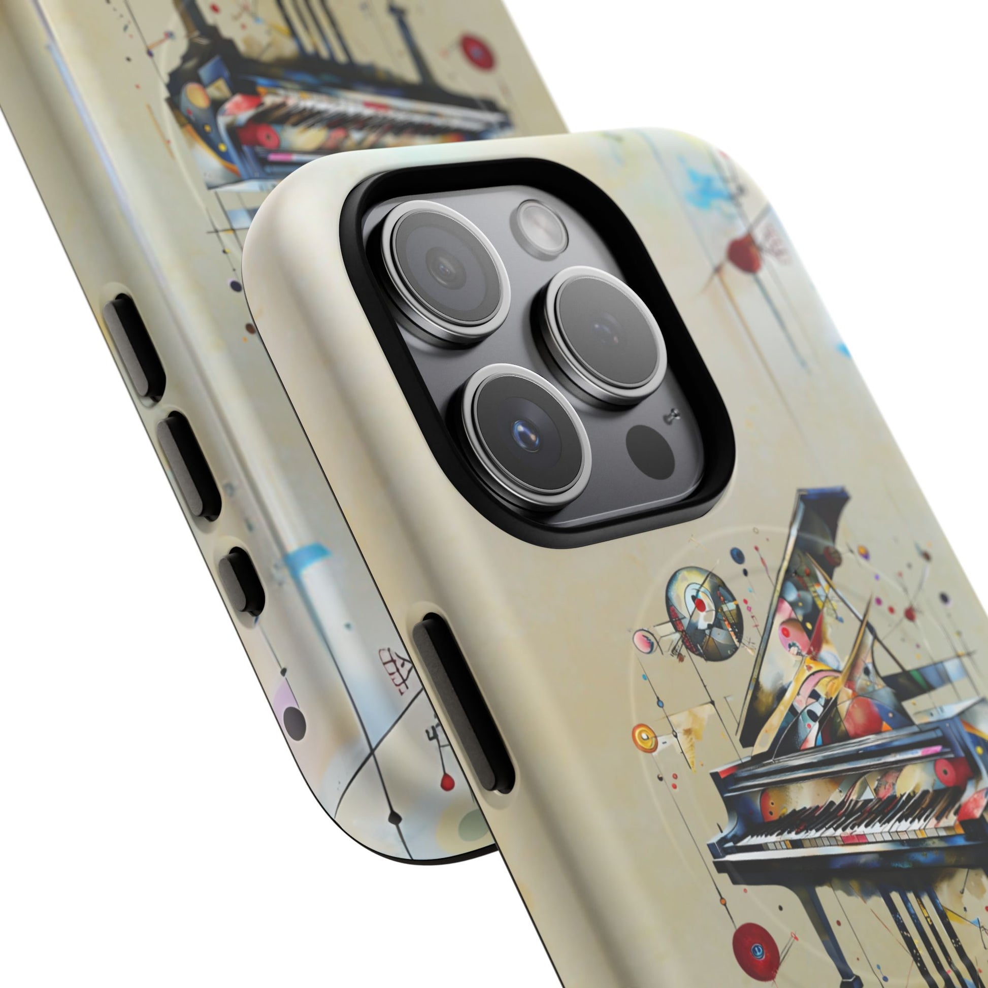 Keys of Imagination Artistic Grand Piano iPhone 15 Pro MagSafe Case