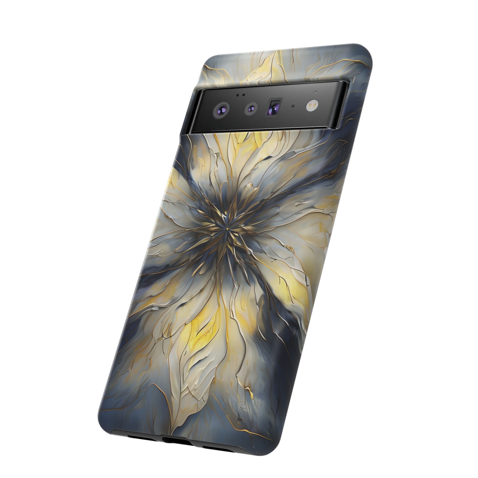 Luminous Petal Tough Case for Google Pixel 6 Pro - Premium Artistic Shockproof Cover, Elegant Protective Phone Case