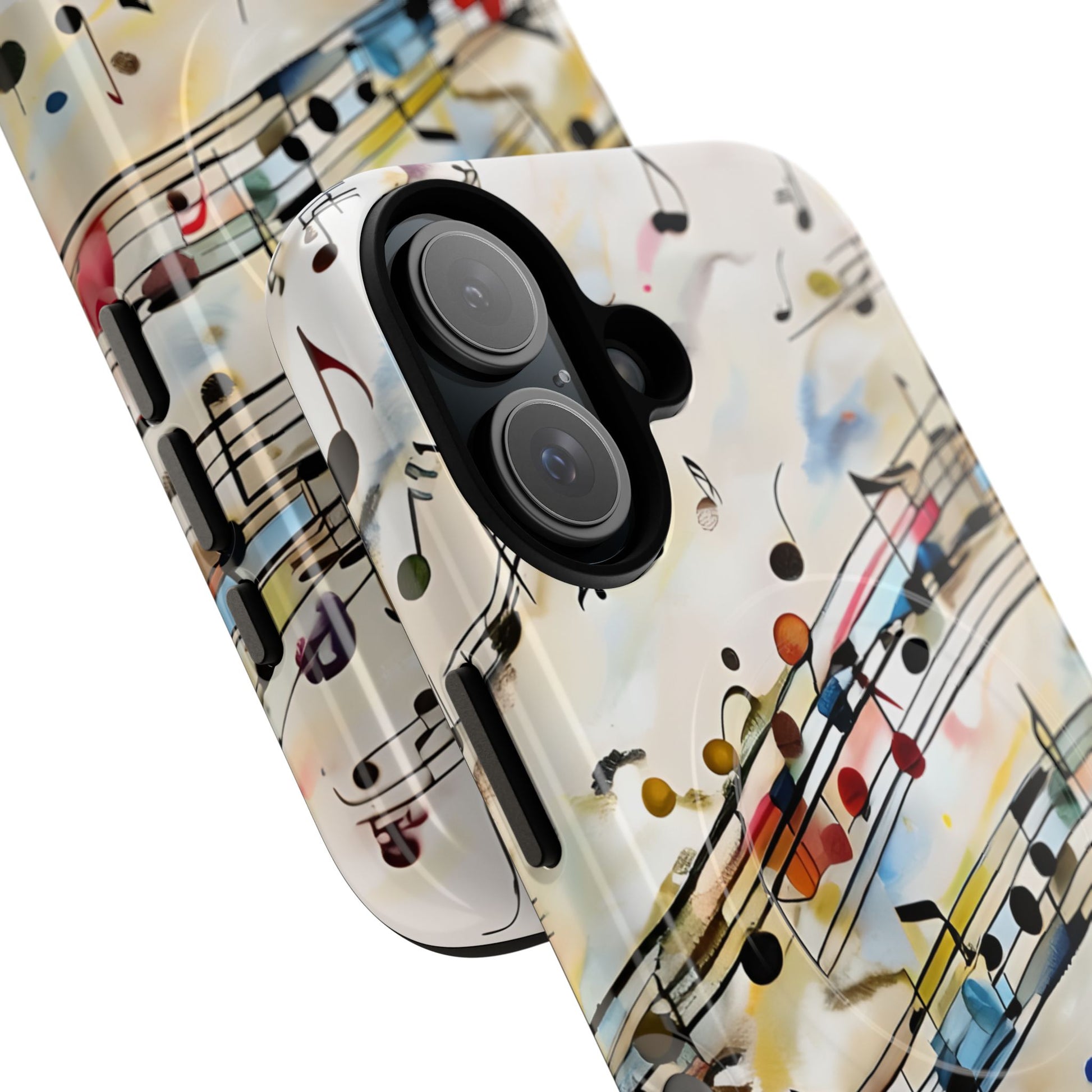 Melodic Flow Abstract Music Notes iPhone 16 MagSafe Case