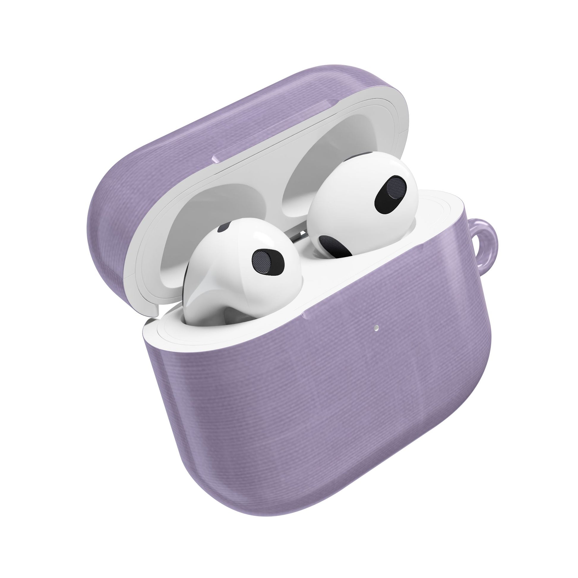Lavender Linen AirPods Case - Minimalist Cover for Gen 1, 2, 3, Pro Gen 1 & 2