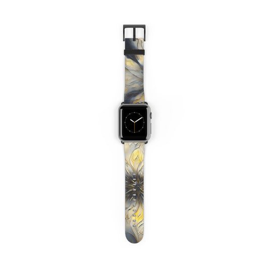 Luminous Petal Designer Watch Band - Artistic Nylon Strap for Apple Watch - Premium, Comfortable, Gift-Ready