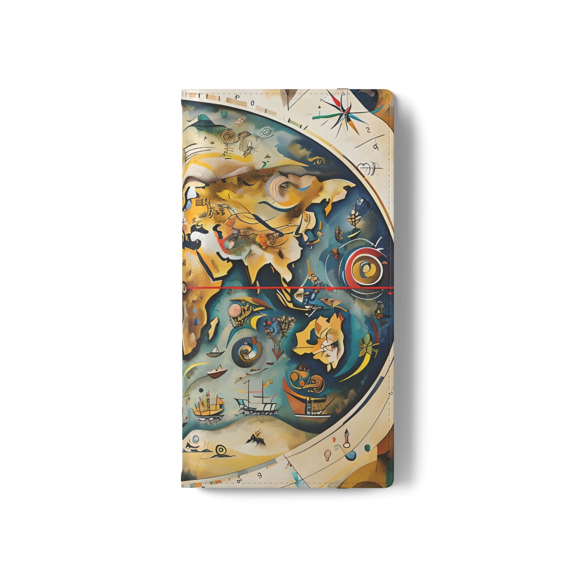 Celestial Map - Vintage-Inspired Phone Wallet Case for Samsung Galaxy S22 Ultra