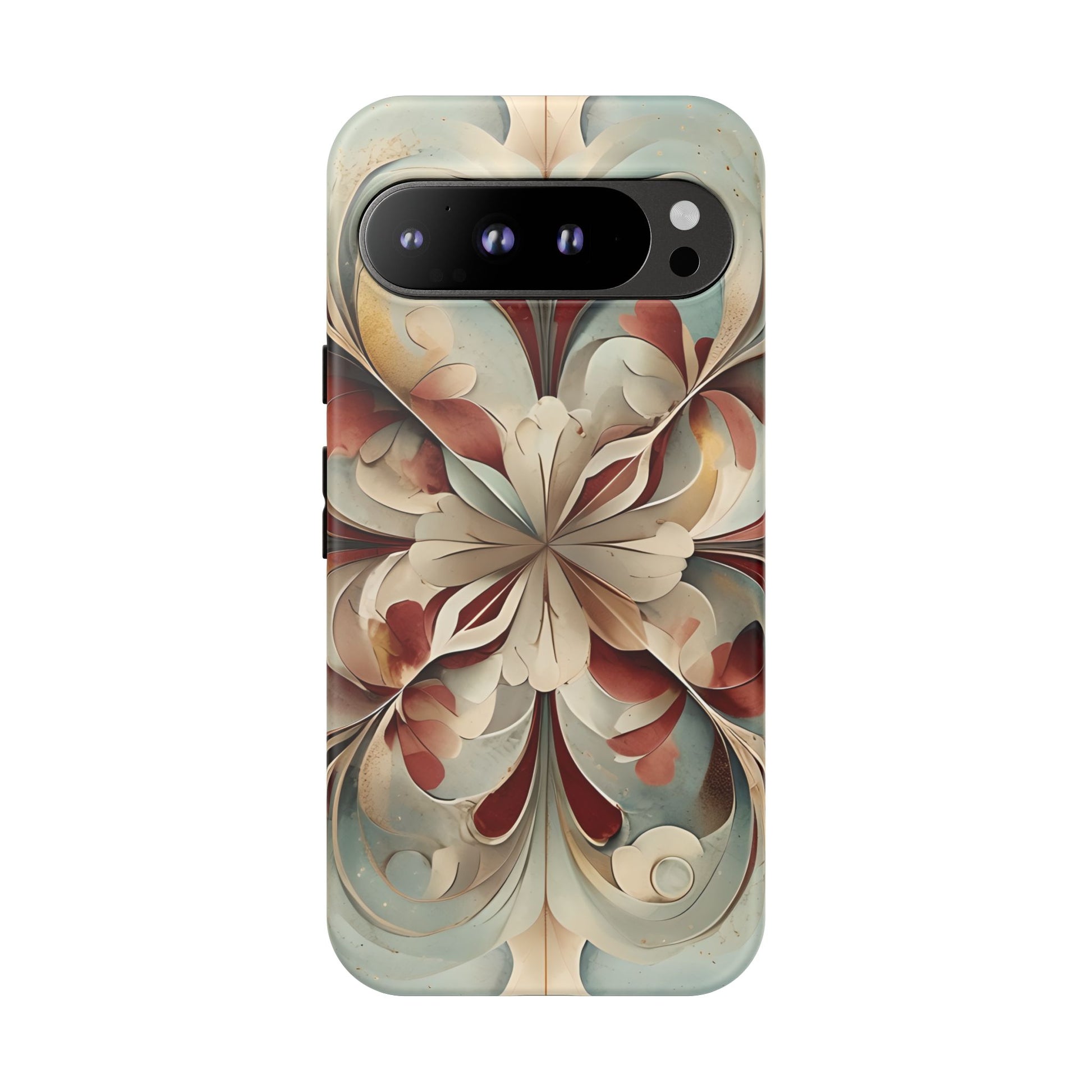 Vintage Baroque Blossom - Ornate Floral Art Google Pixel 9 Pro XL Tough Phone Case - Elegant Baroque-Inspired Design