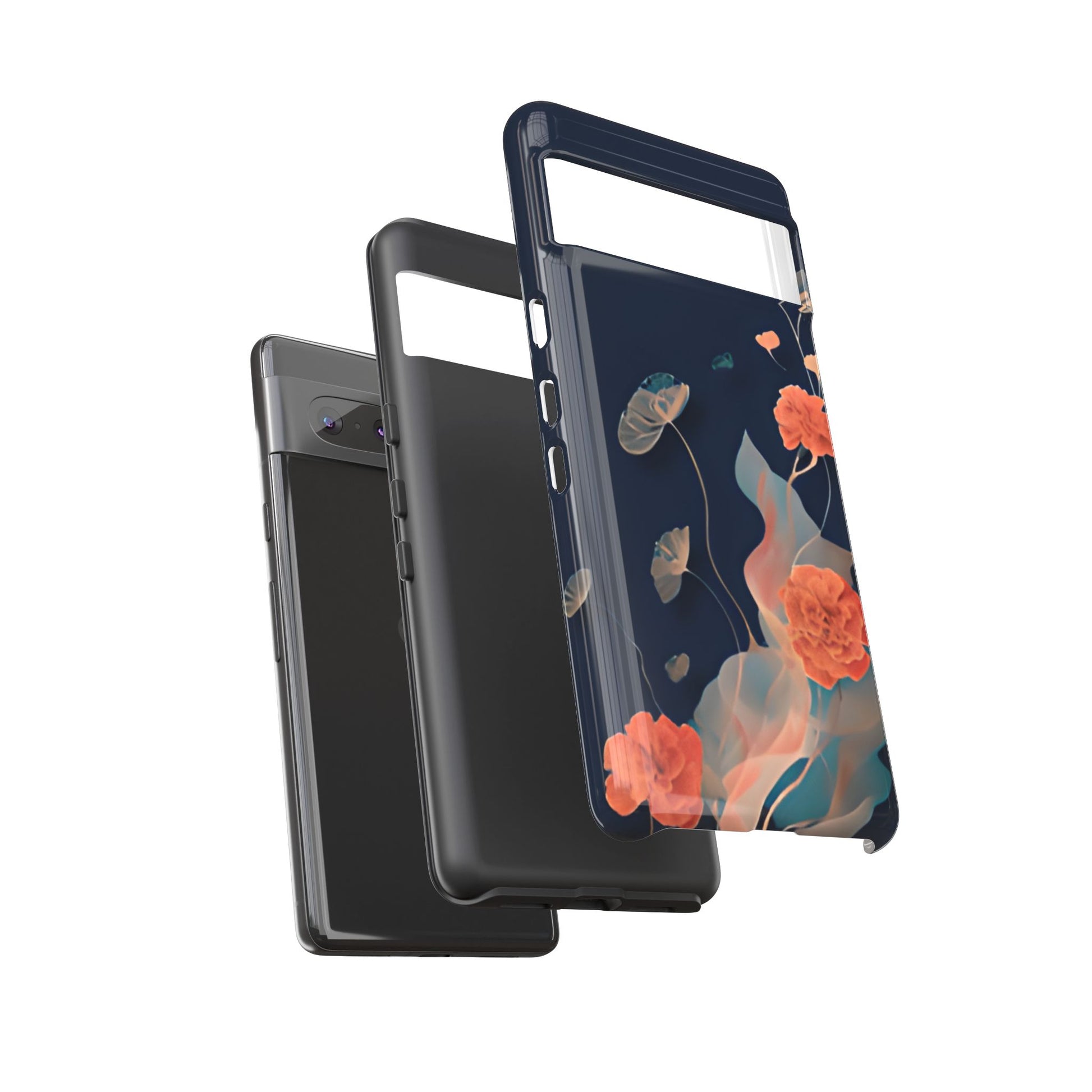 Lotus Reverie - Elegant Artistic Floral Google Pixel 7 Tough Phone Case - Painterly Lotus Blossom Design
