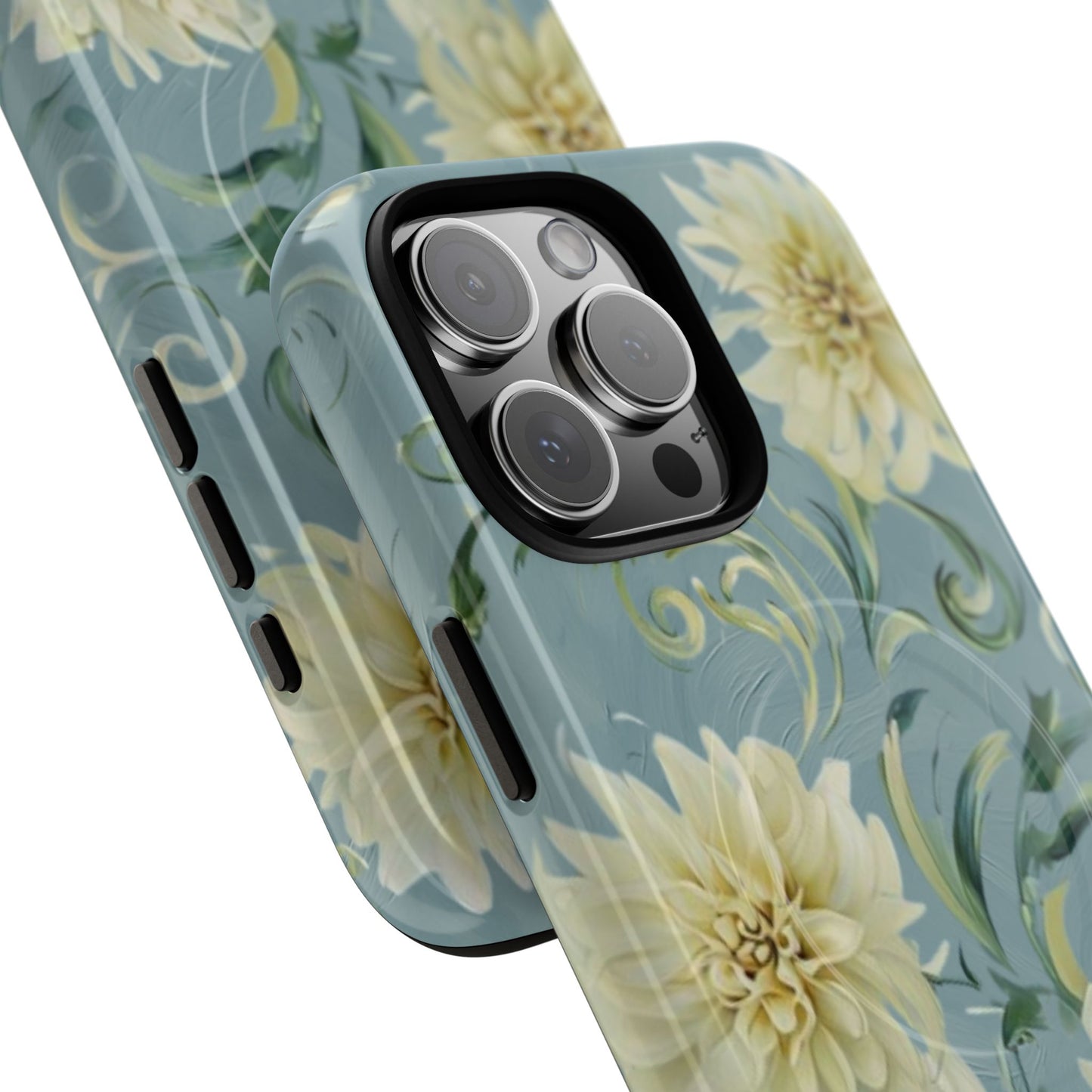Golden Dahlia Trio iPhone MagSafe Case