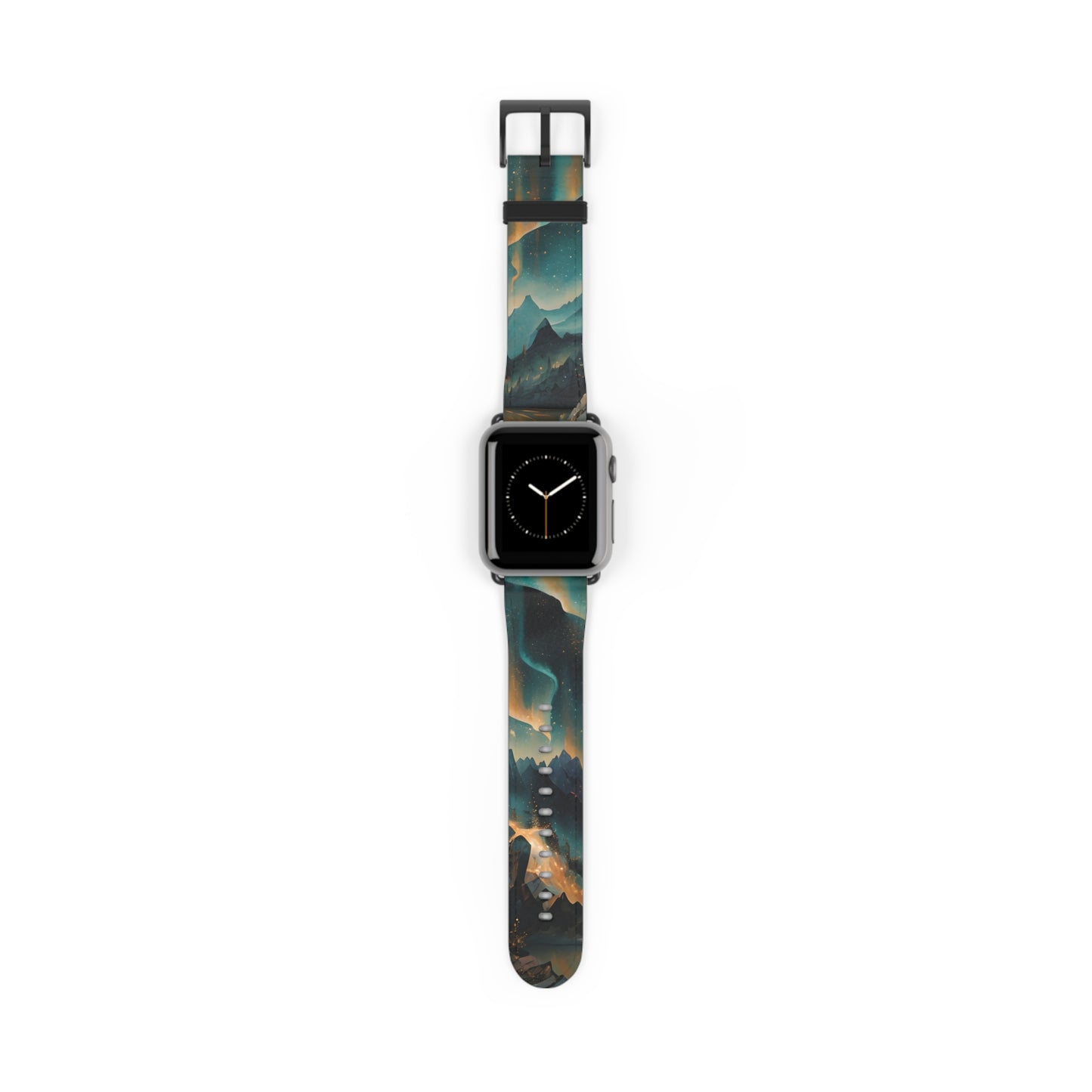 Aurora Dreamscape Apple Watch Band - Artistic Northern Lights Strap