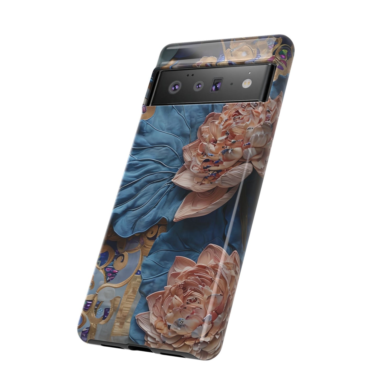 Peony Midnight Tapestry Google Pixel Tough Case
