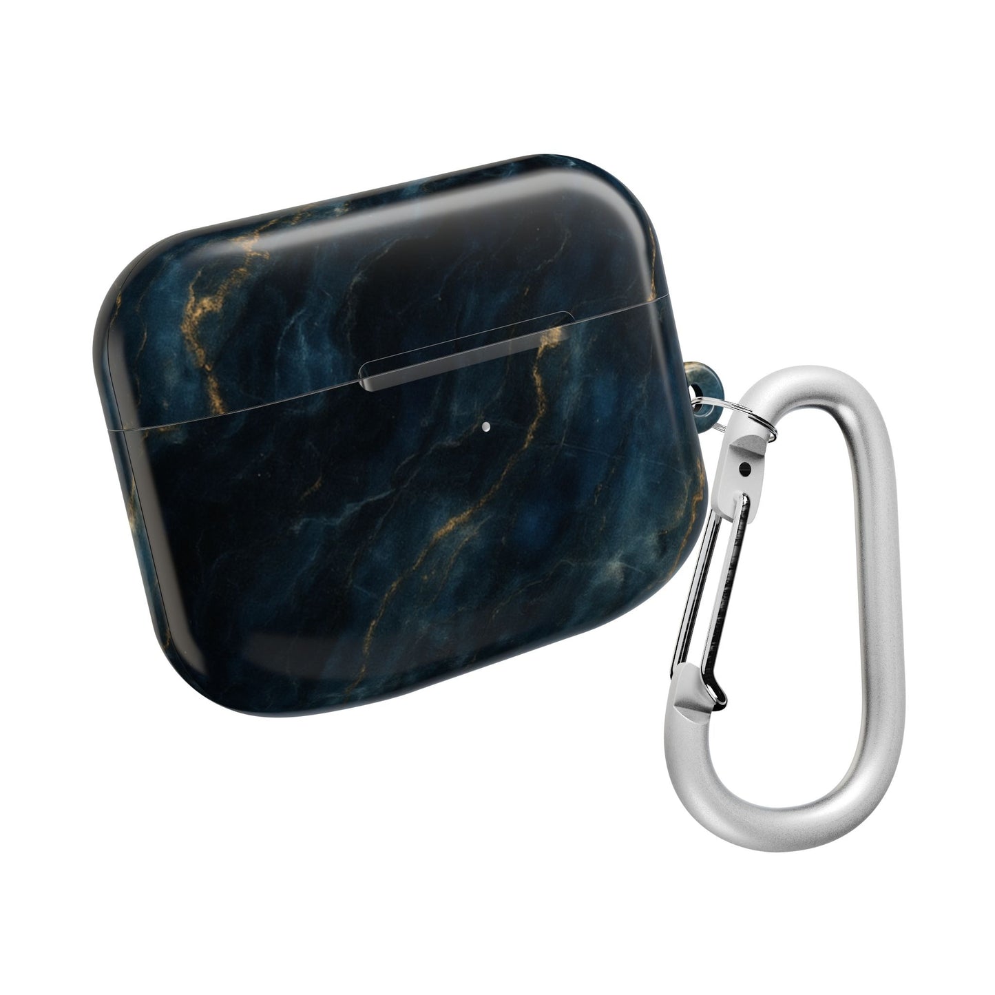 Midnight Marble AirPod Case - Navy & Gold Marble Earbud Cover for Gen 1, 2, 3, Pro Gen 1 & 2