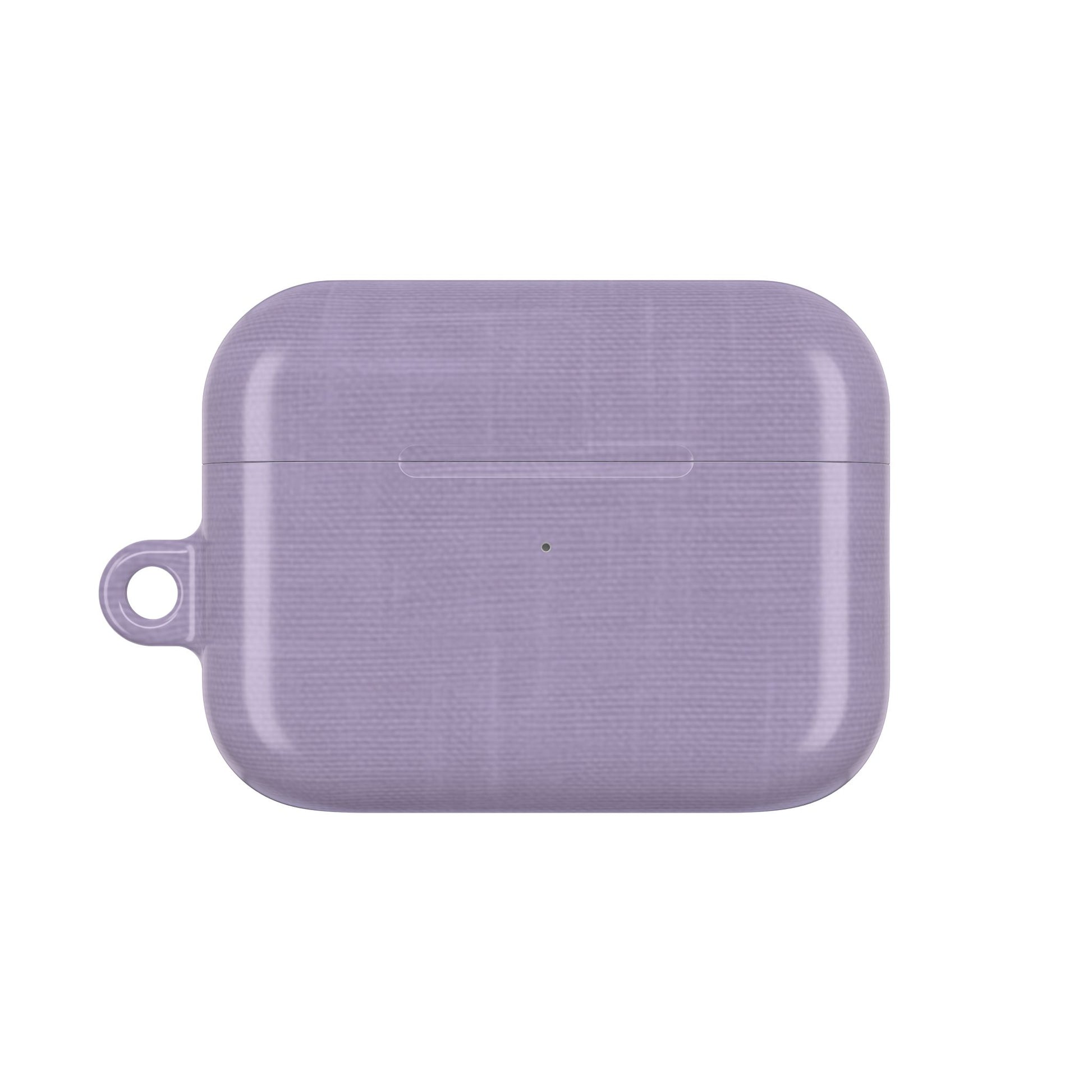 Lavender Linen AirPods Case - Minimalist Cover for Gen 1, 2, 3, Pro Gen 1 & 2