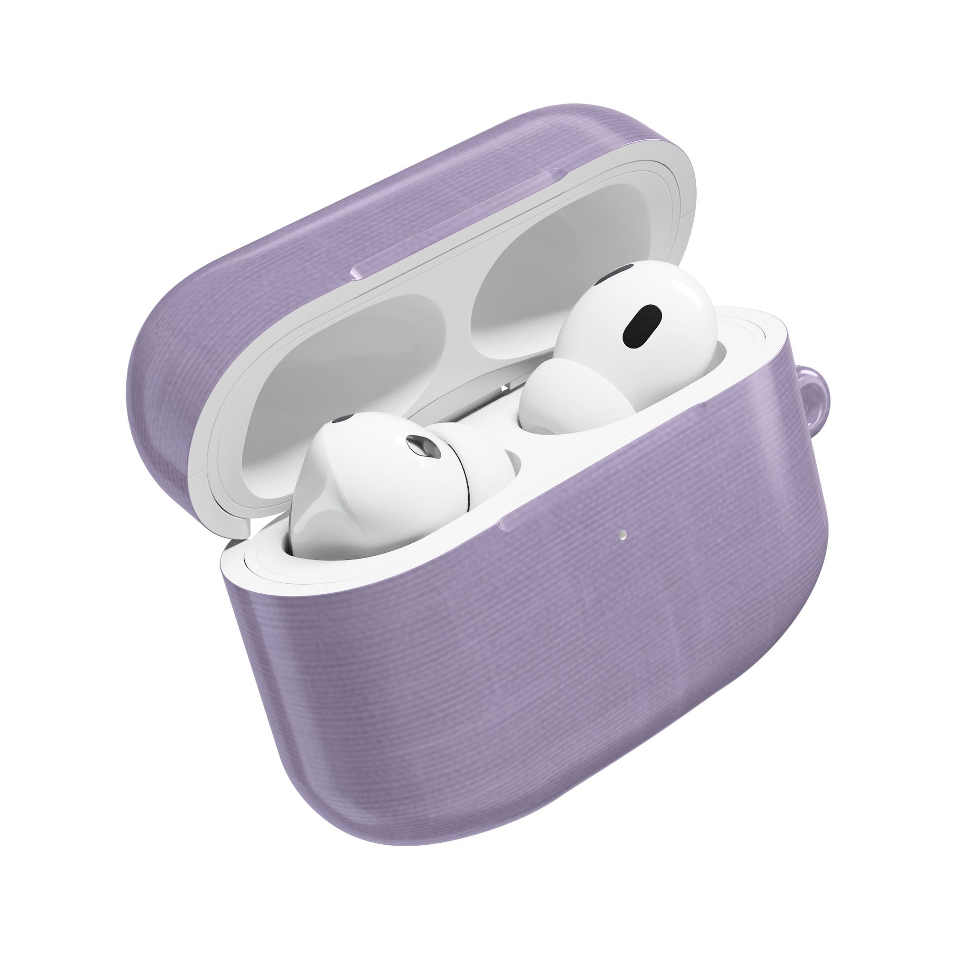 Lavender Linen AirPods Case - Minimalist Cover for Gen 1, 2, 3, Pro Gen 1 & 2