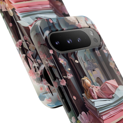 A Good Night's Sleep - Google Pixel - Tough Phone Case -Whimsical Fantasy Floral Design