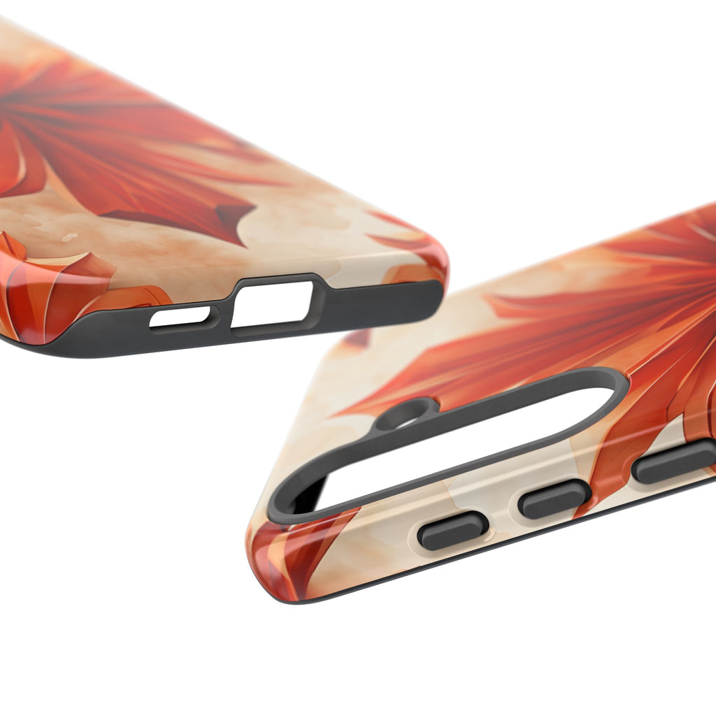 Sunset Fleur Samsung Galaxy S25 Plus - Kaleidoscope Collection of MagSafe Compatible - Vibrant Sunset Flower Design