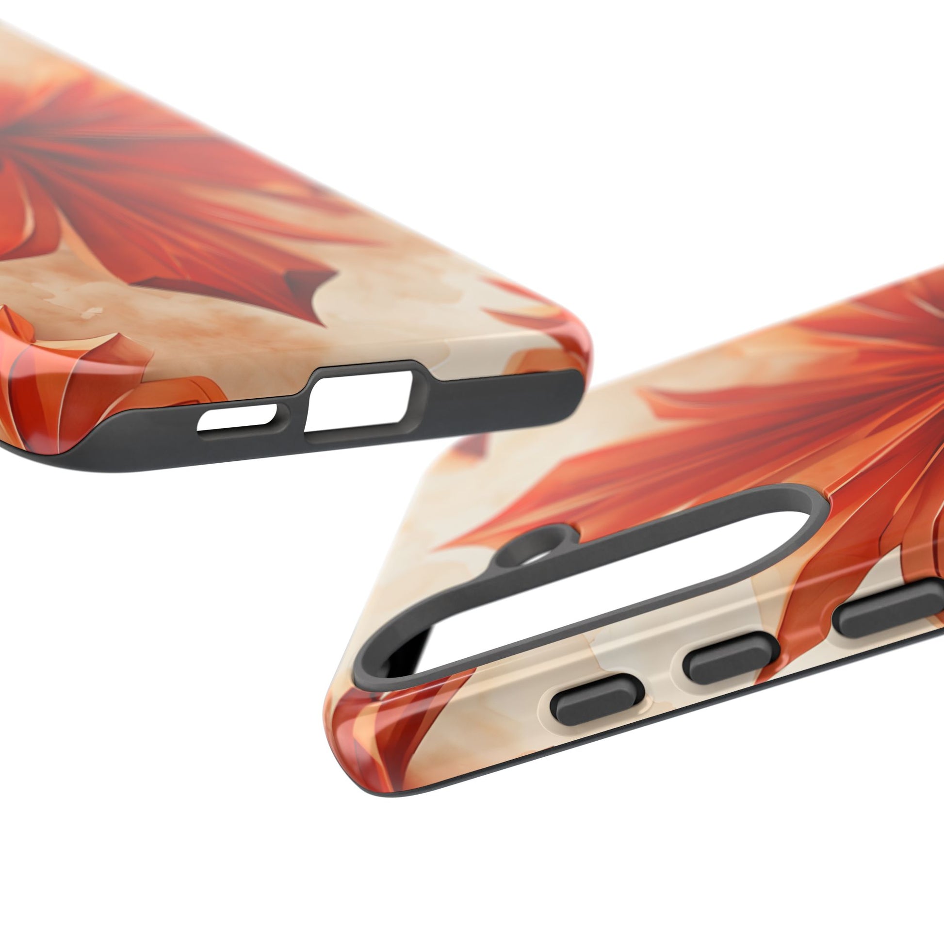 Sunset Fleur Samsung Galaxy S25 Plus - Kaleidoscope Collection of MagSafe Compatible - Vibrant Sunset Flower Design