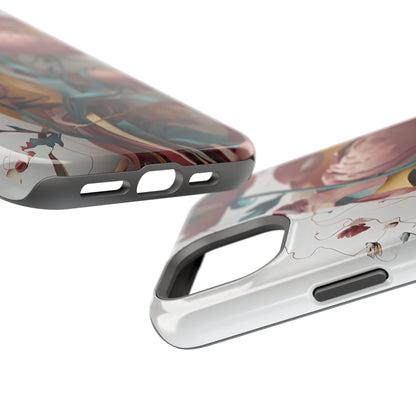 Blushing Peony Veil iPhone MagSafe Case