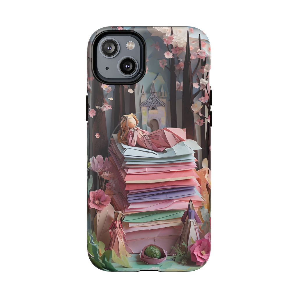 A Good Night's Sleep - iPhone 14 Plus MagSafe Phone Case - Whimsical Fantasy Floral Design