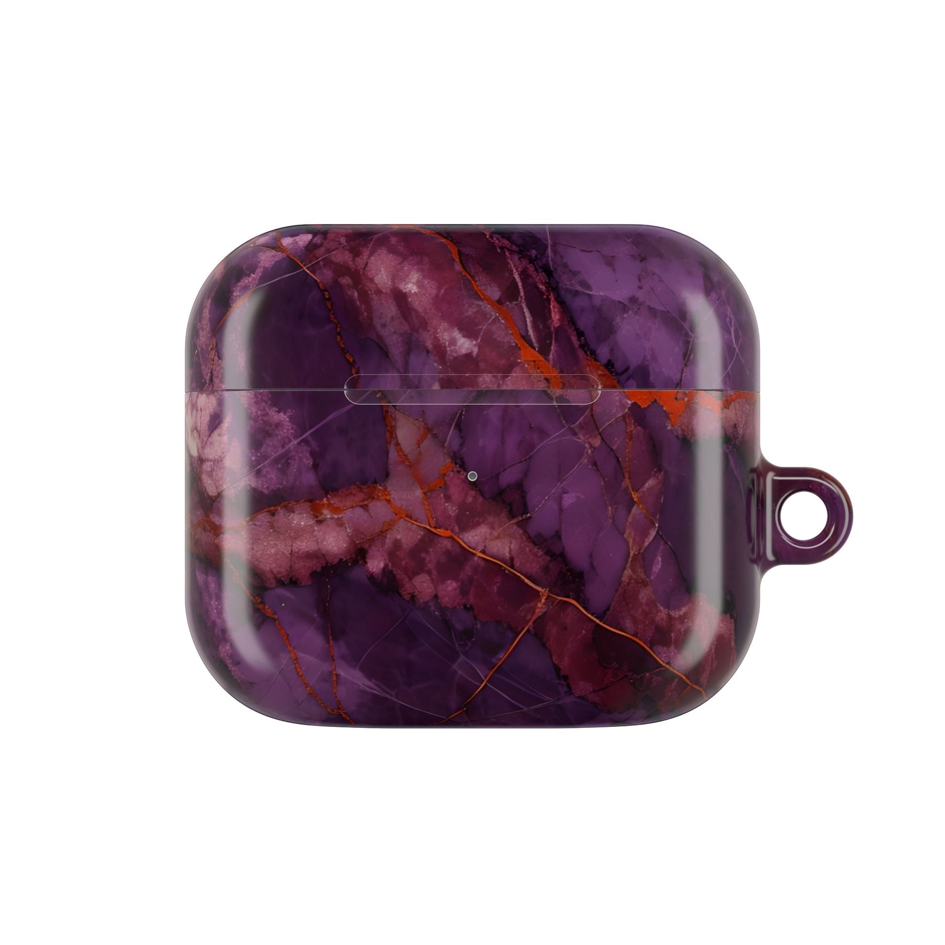 Amethyst Current AirPod Case - Purple and Red Earbud Cover for Gen 1, 2, 3, Pro Gen 1 & 2