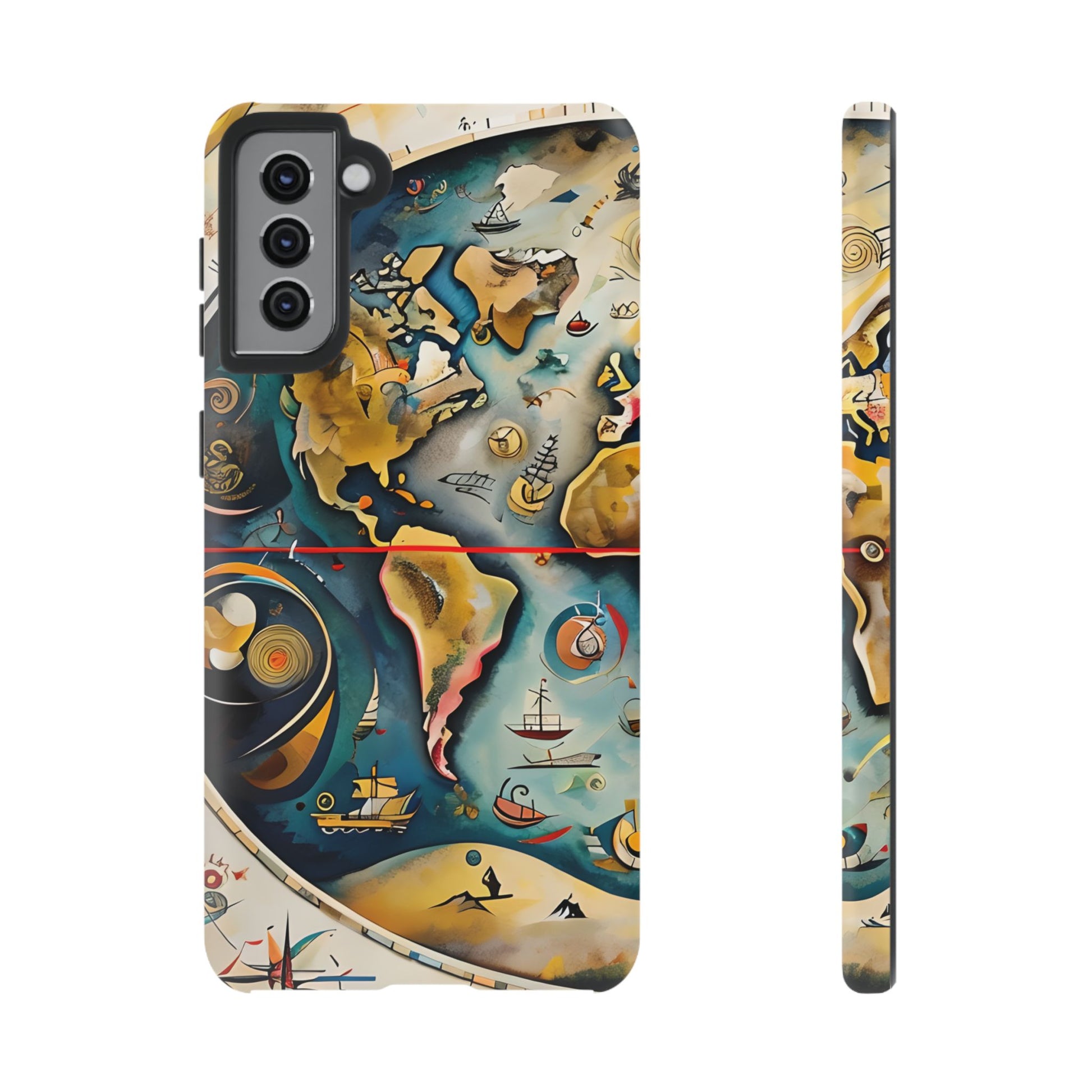 Celestial Map Samsung Galaxy S21 Plus Tough Case - Vintage Map - Premium Abstract Design