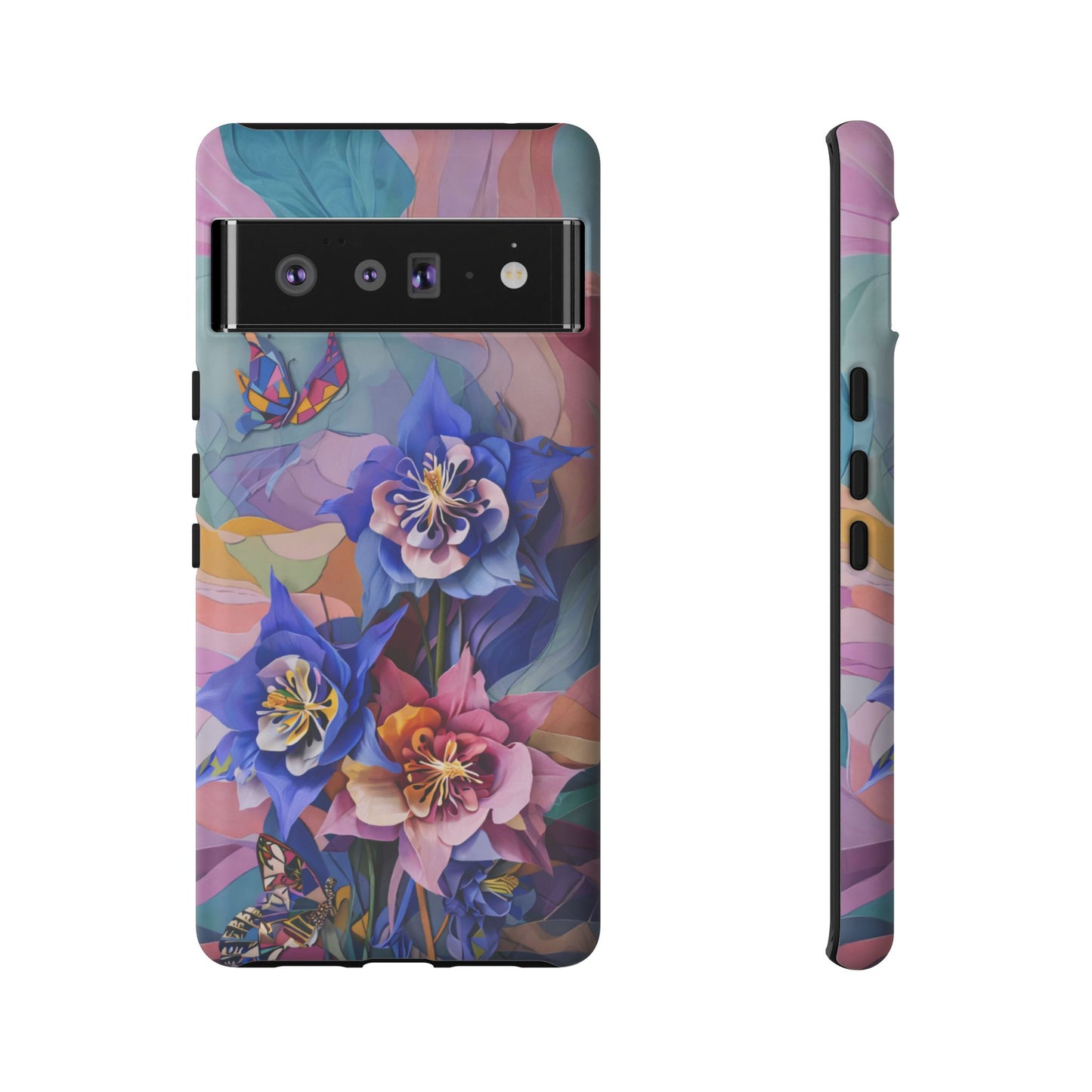 Blue Columbine Carnivale Google Pixel Tough Case