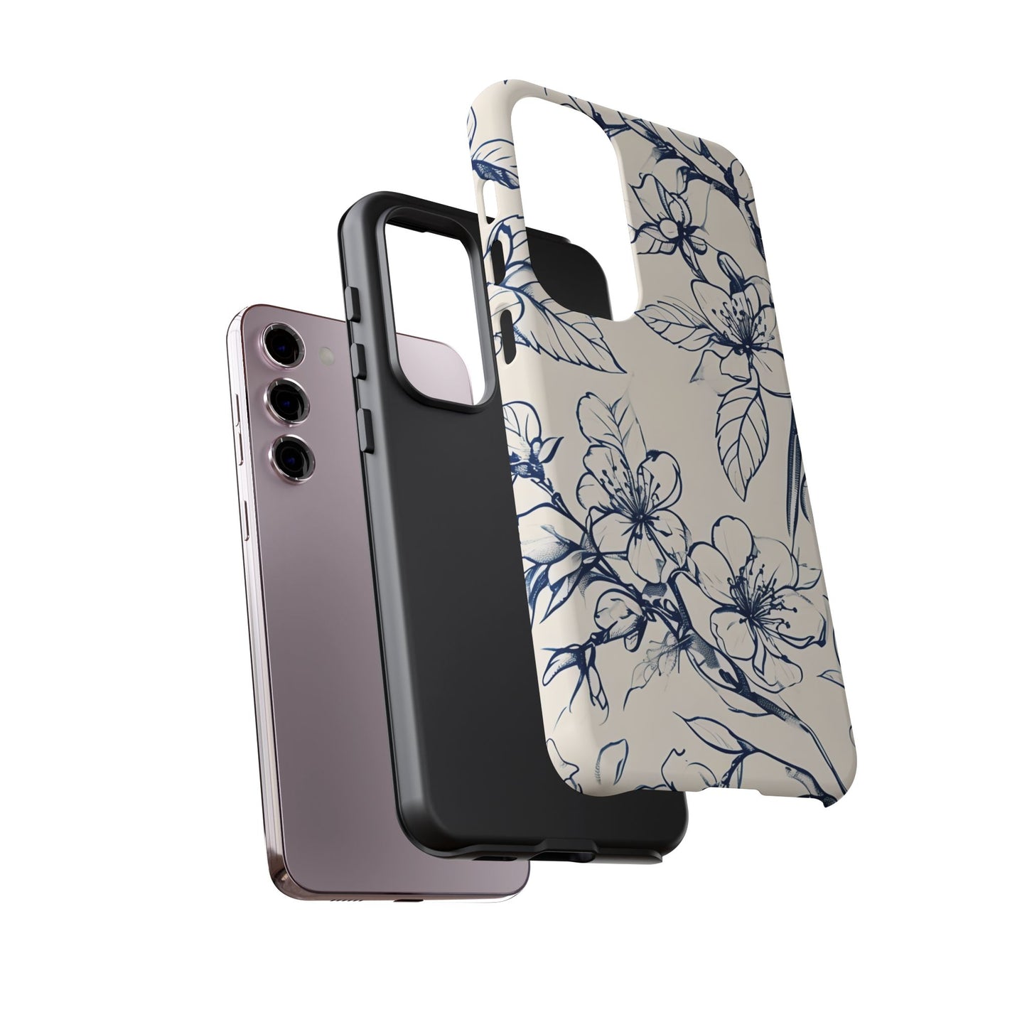 Blossom Sketch Samsung Galaxy Tough Case