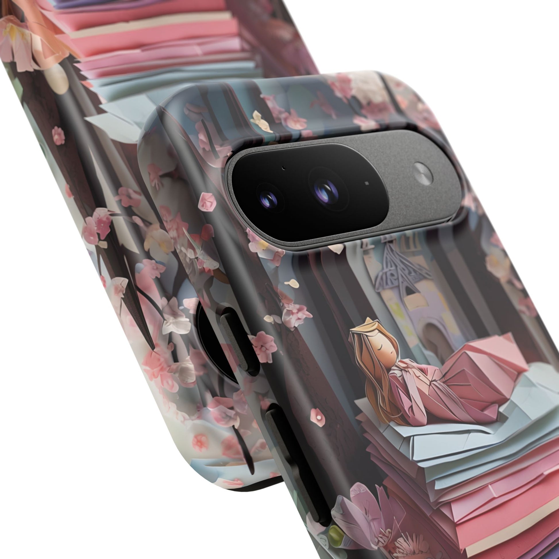 A Good Night's Sleep - Google Pixel 9 - Tough Phone Case -Whimsical Fantasy Floral Design