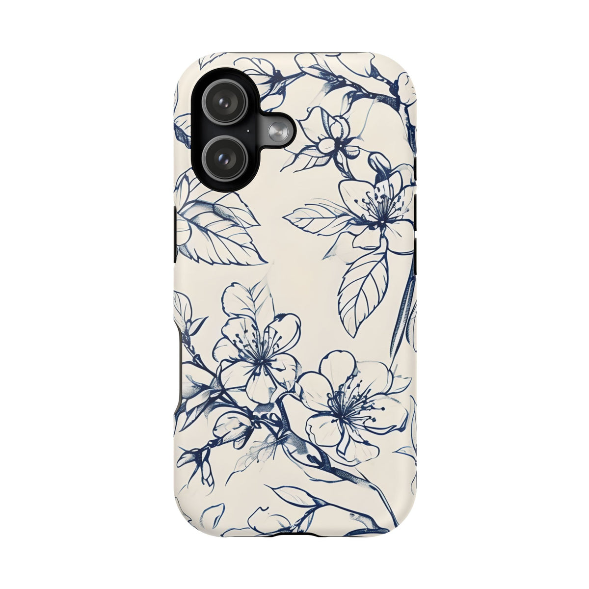 Blossom Sketch iPhone MagSafe Case