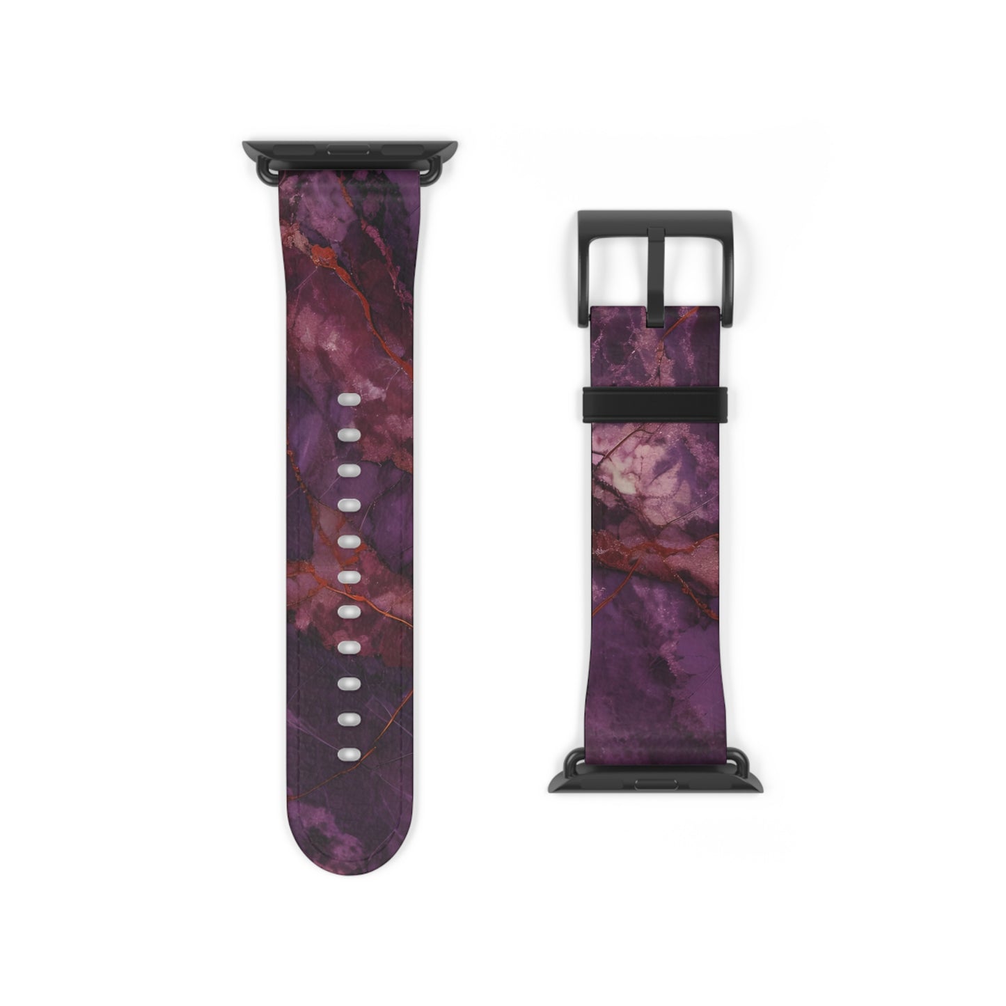Amethyst Current Apple Watch Band Strap - Purple Marble design