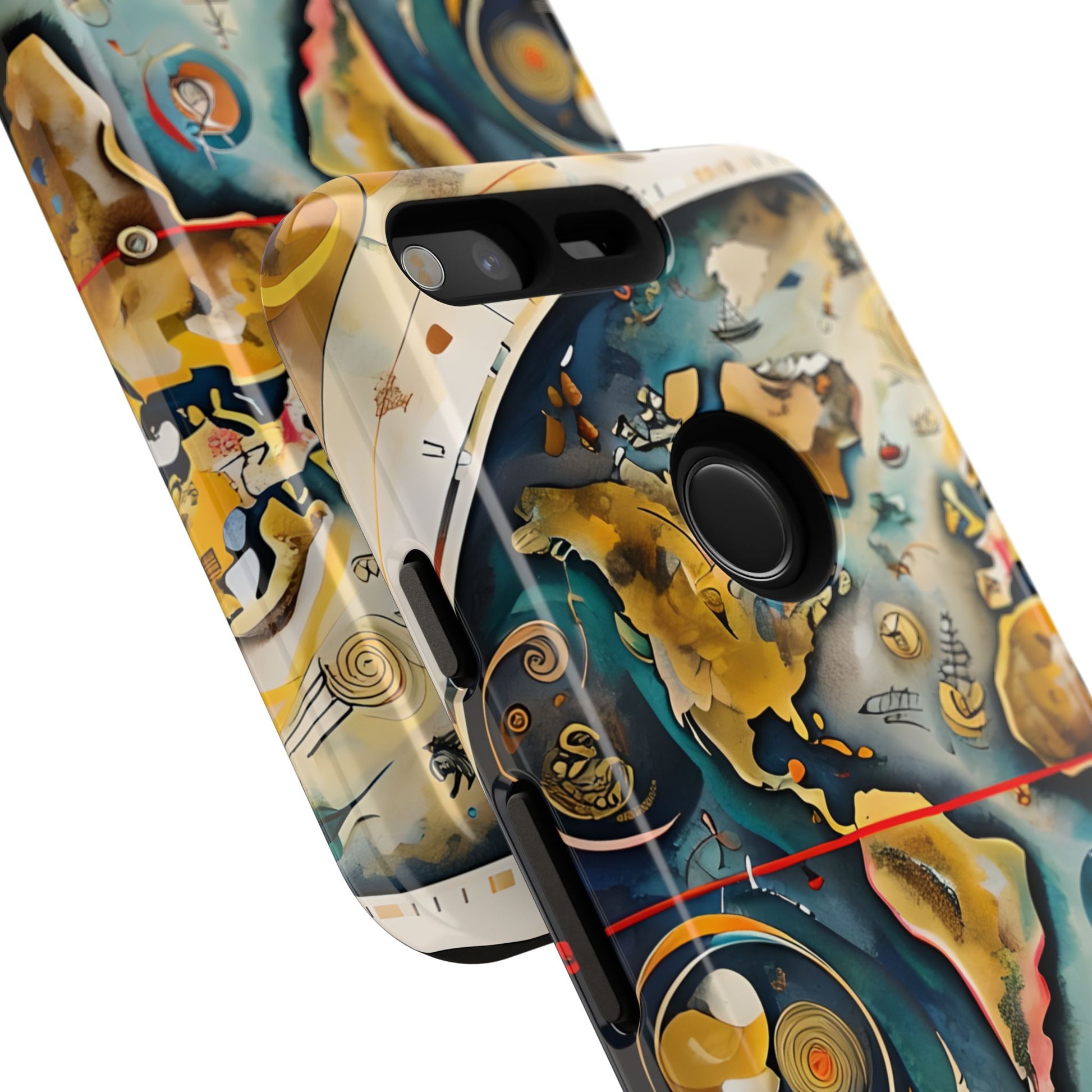 Celestial Map Google Pixel Tough Case - Antique Star Chart Phone Cover
