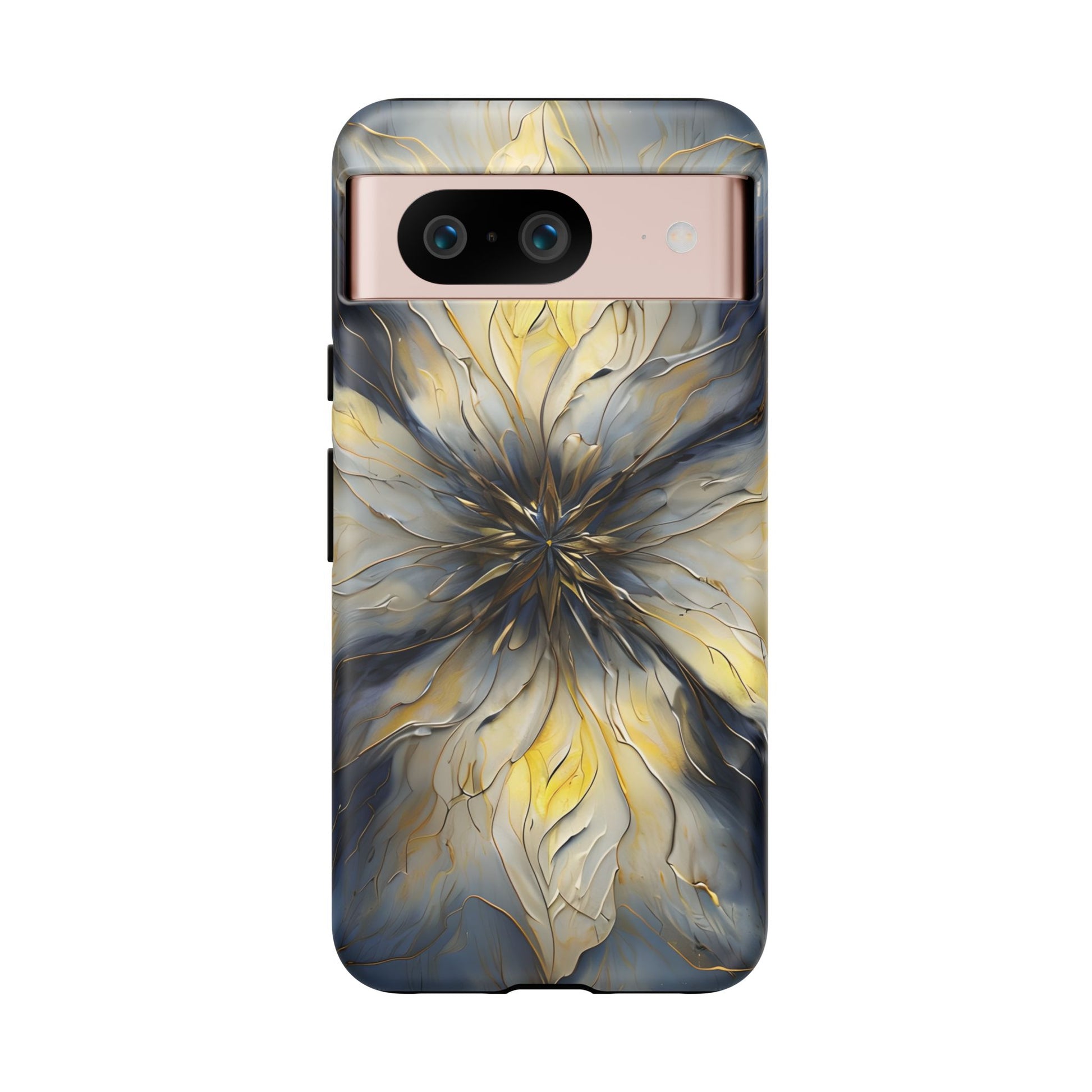 Luminous Petal Tough Case for Google Pixel 8 - Premium Artistic Shockproof Cover, Elegant Protective Phone Case